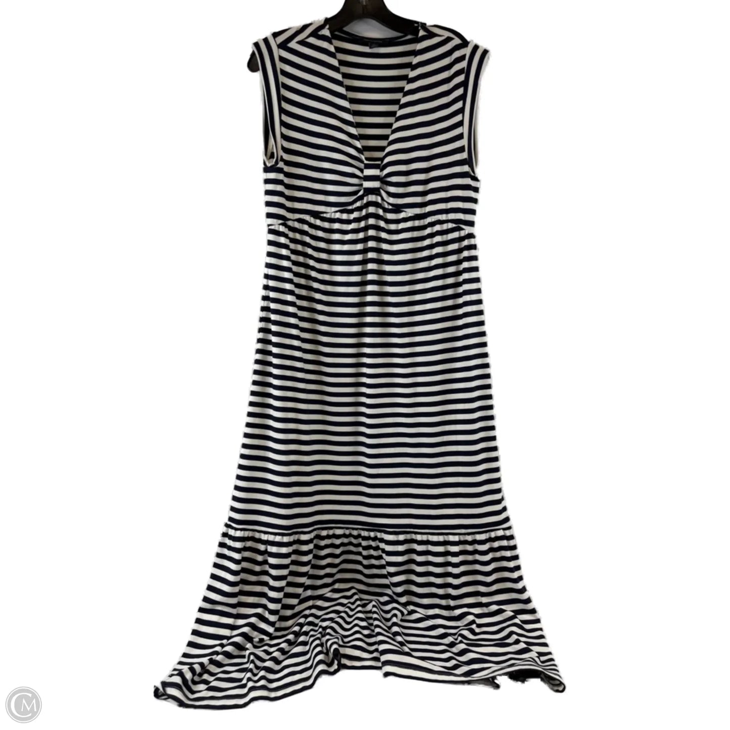 Dress Casual Maxi By Tommy Hilfiger In Striped Pattern, Size: S