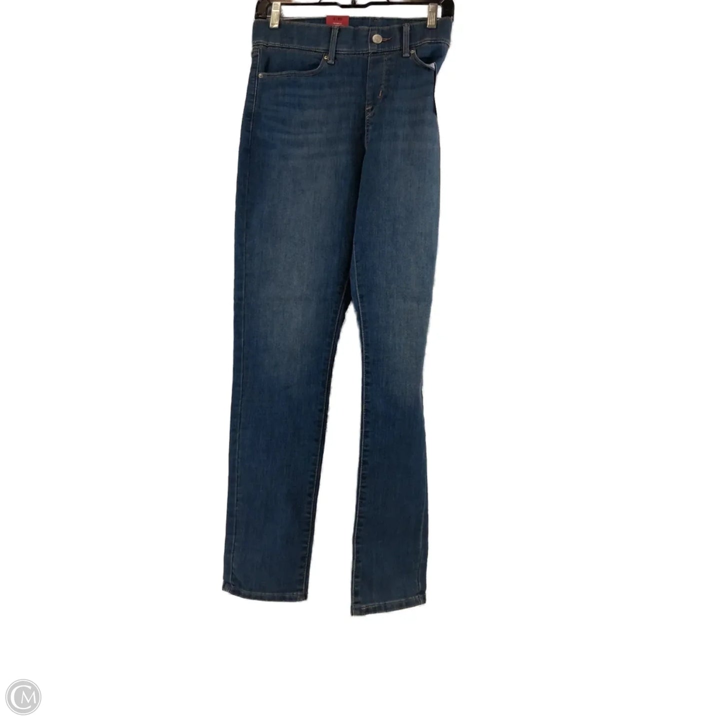 Jeans Skinny By Levis In Blue Denim, Size: 12