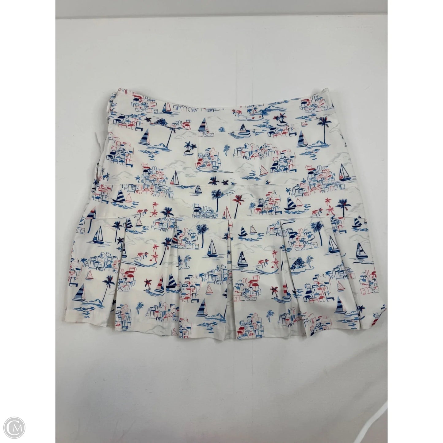 Athletic Skort By Izod In Blue & White, Size: 10