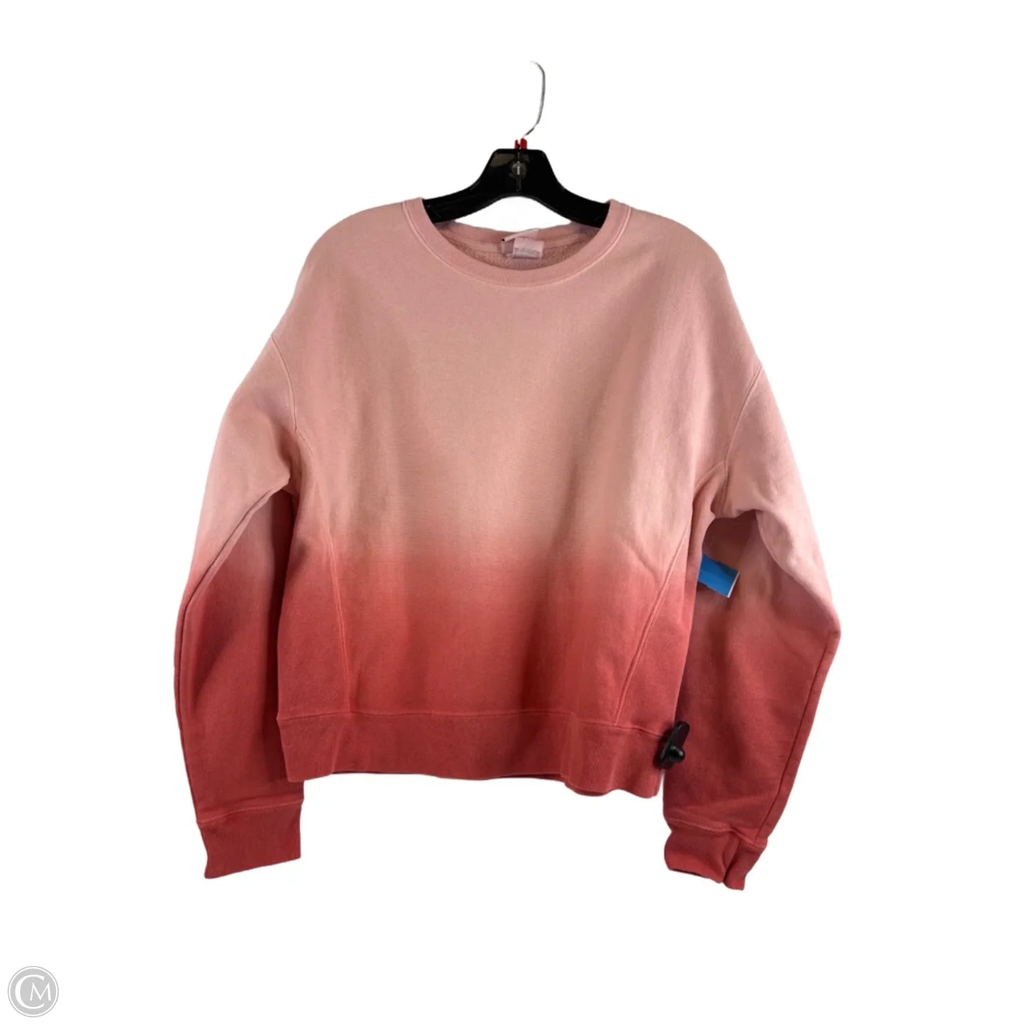 Sweatshirt Crewneck By Champion In Peach, Size: L