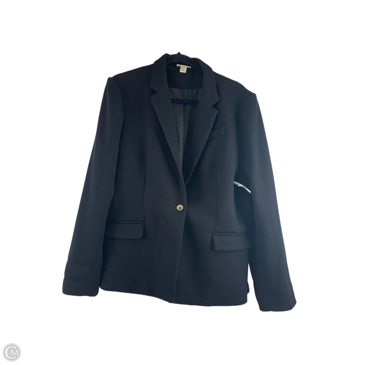 Blazer By Adrienne Vittadini In Black, Size: Xl