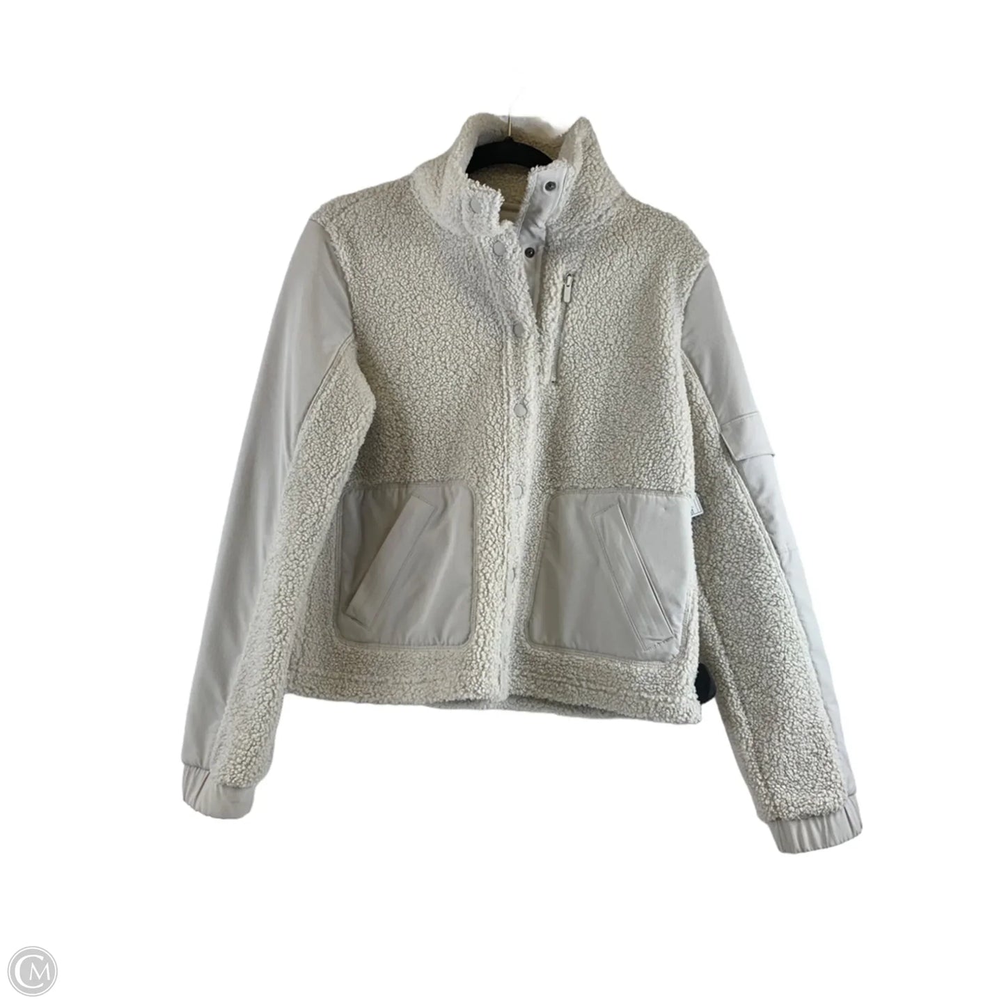 Jacket Fleece By Flx In Cream, Size: Xs