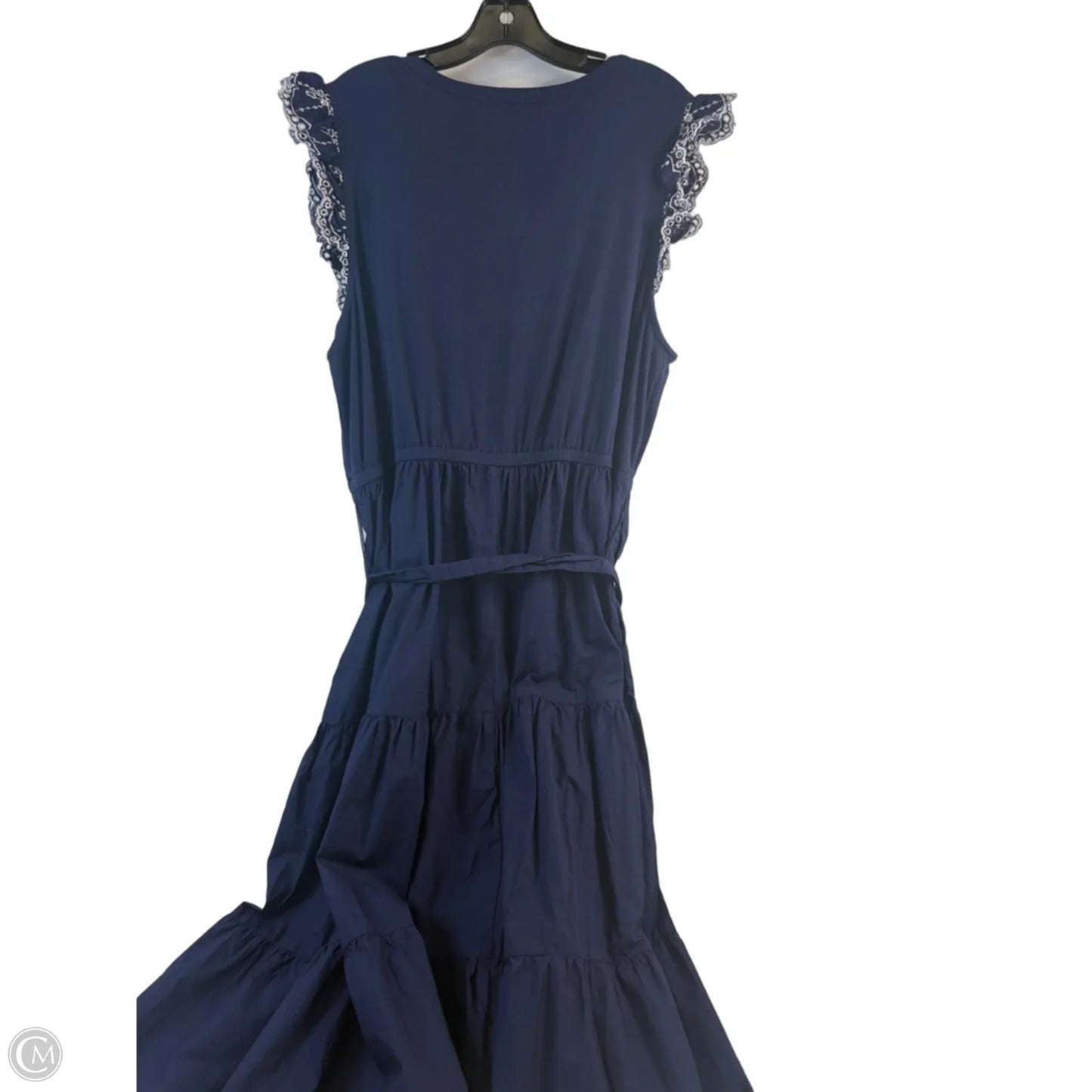 Dress Casual Maxi By Lane Bryant In Blue & White, Size: 2x
