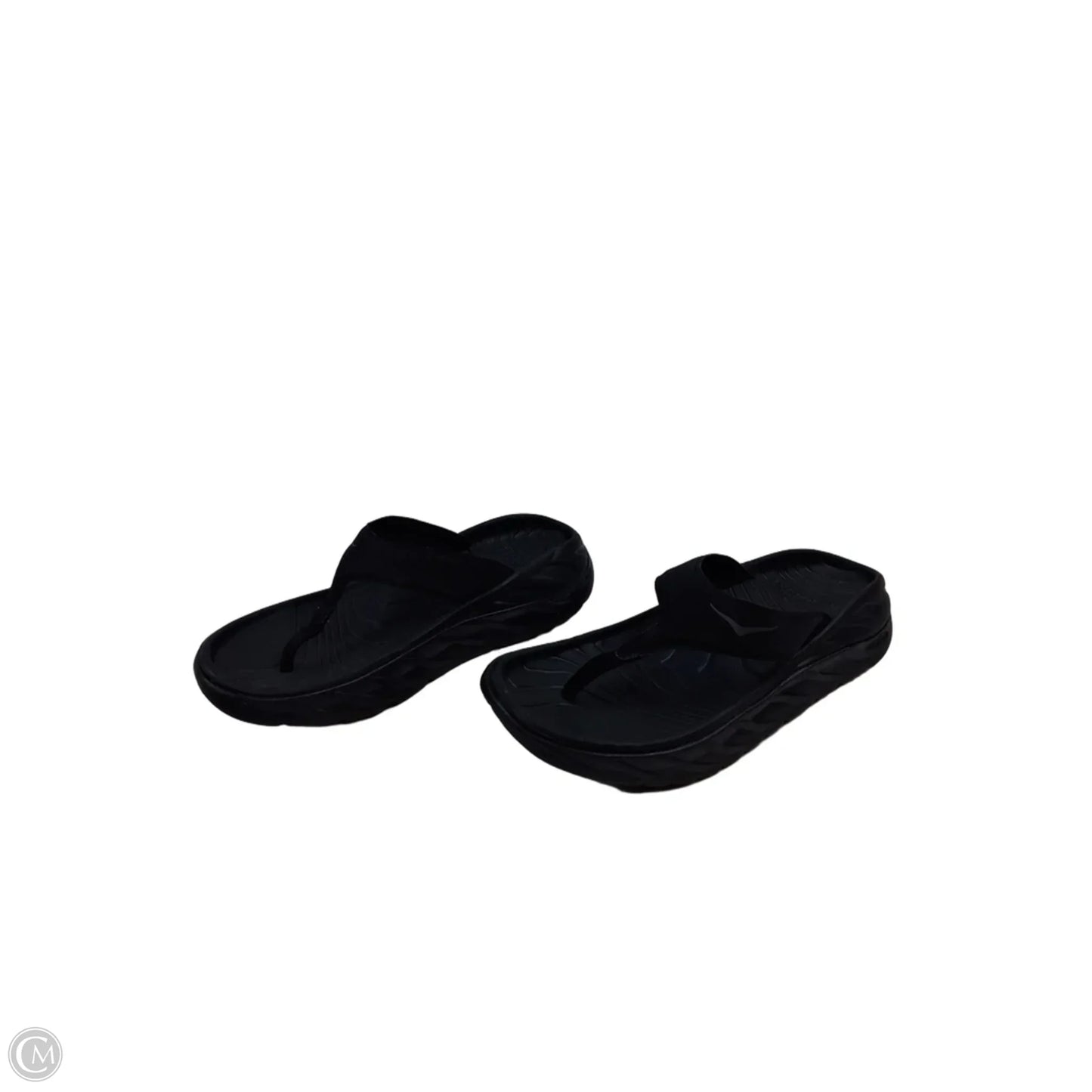 Sandals Flip Flops By Hoka In Black, Size: 10