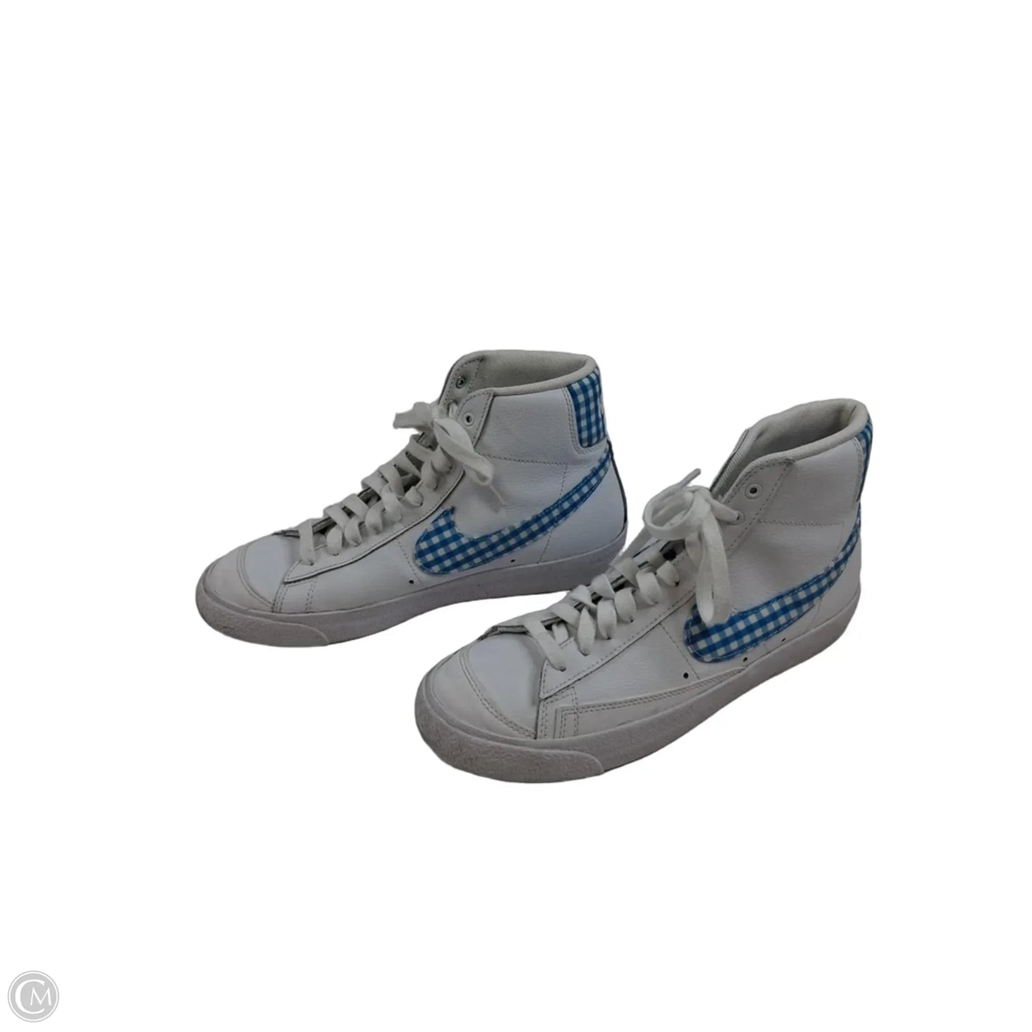 Shoes Sneakers By Nike In Blue & White, Size: 10