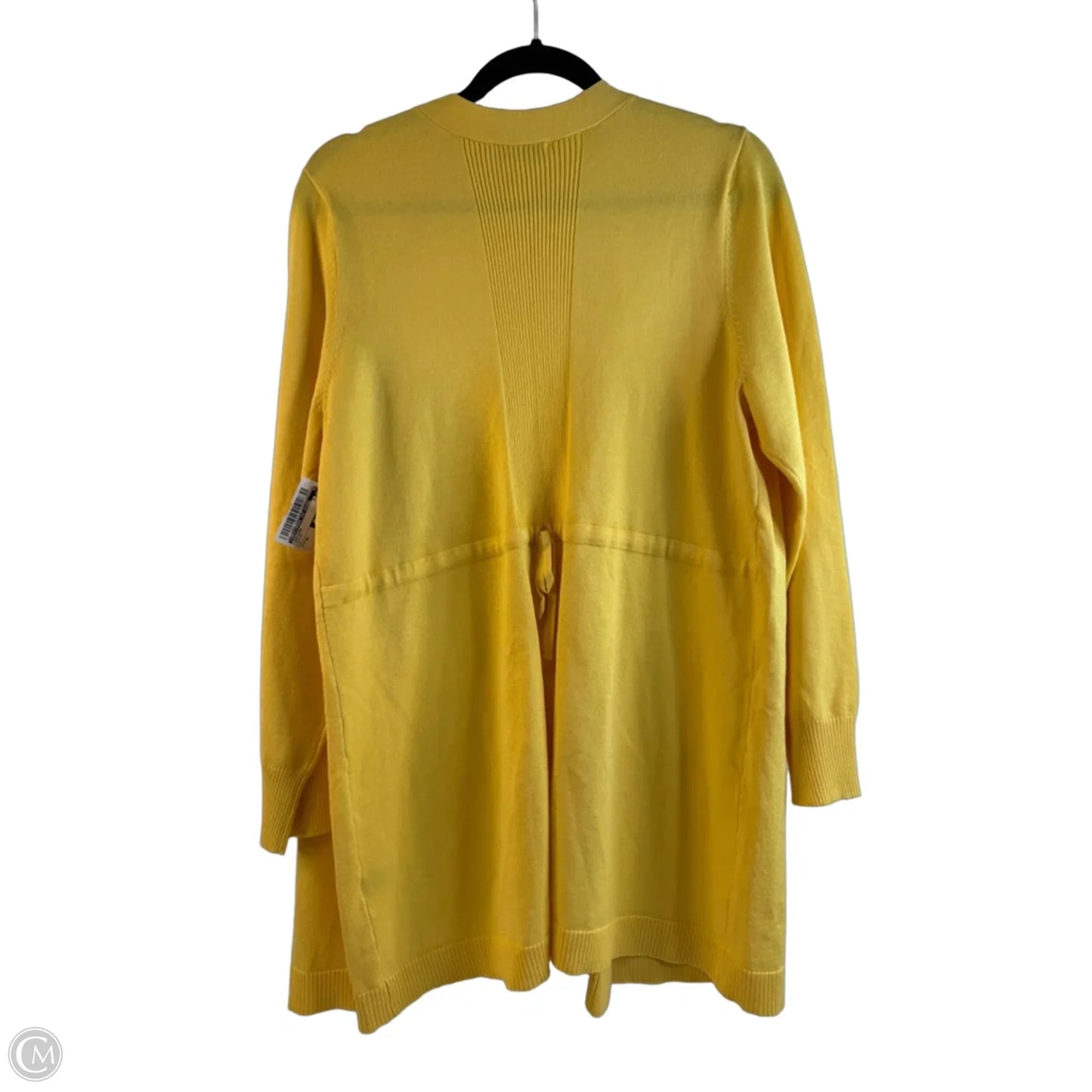 Cardigan By Christopher And Banks In Yellow, Size: Xl