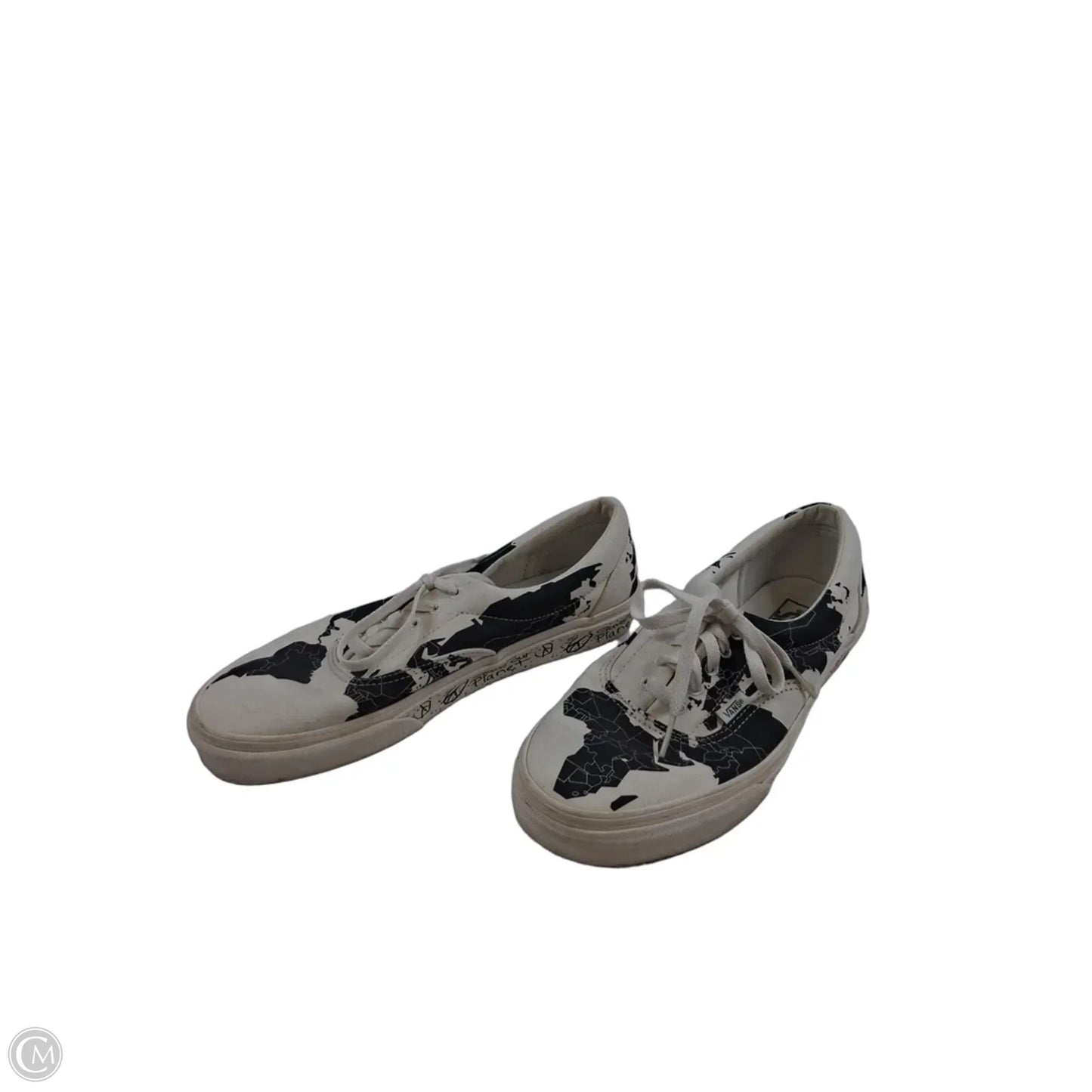 Shoes Sneakers By Vans In Black & Cream, Size: 10