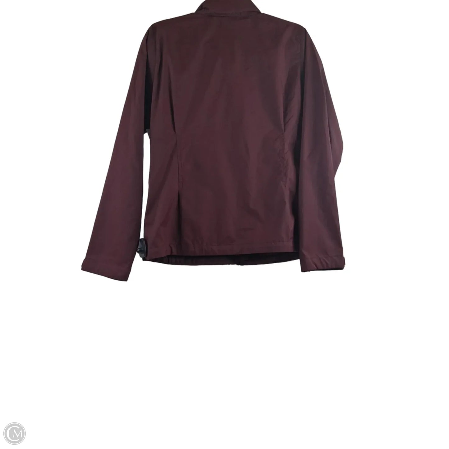 Jacket Windbreaker By Columbia In Maroon, Size: M