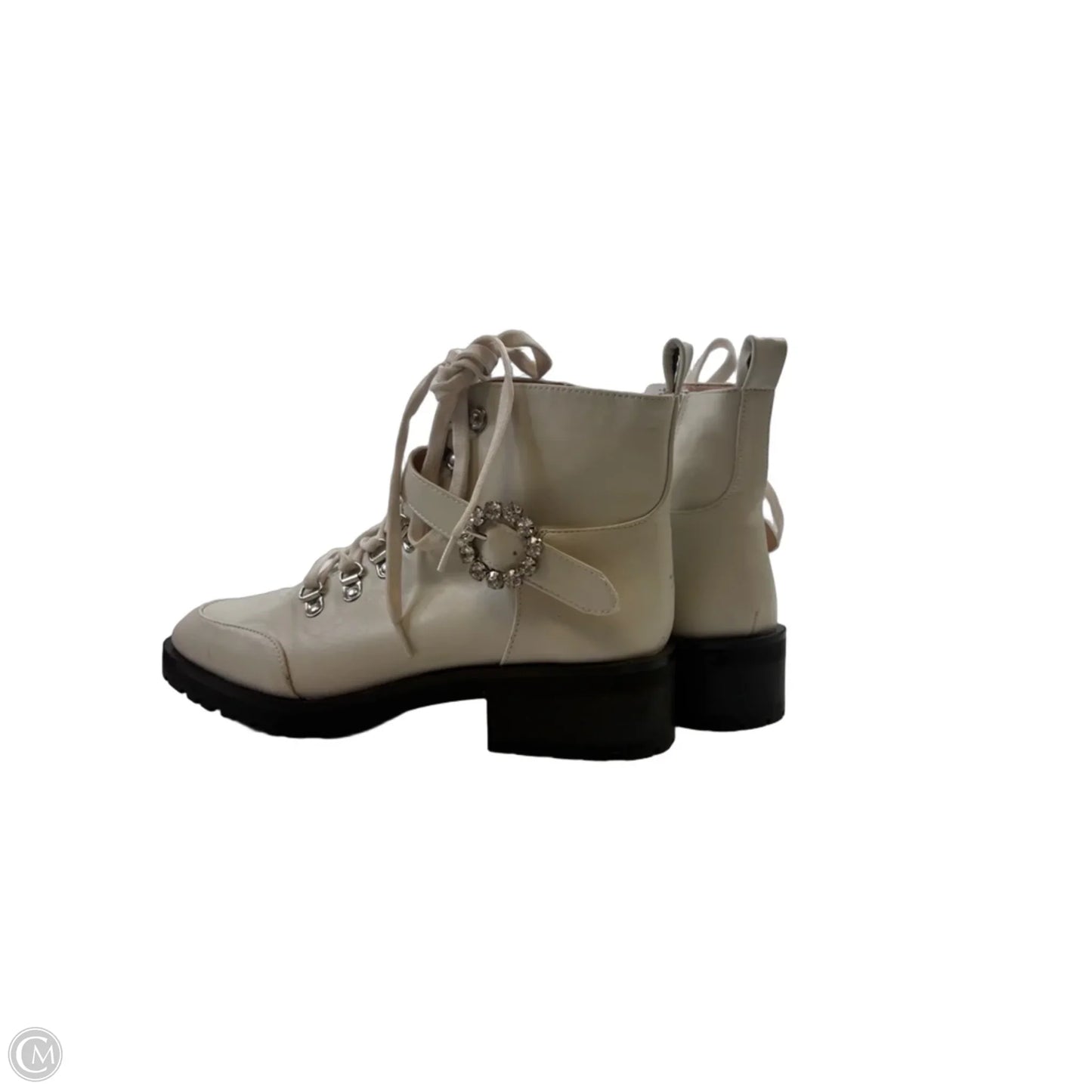 Boots Ankle Heels By Nanette By Nanette Lepore In Cream, Size: 9