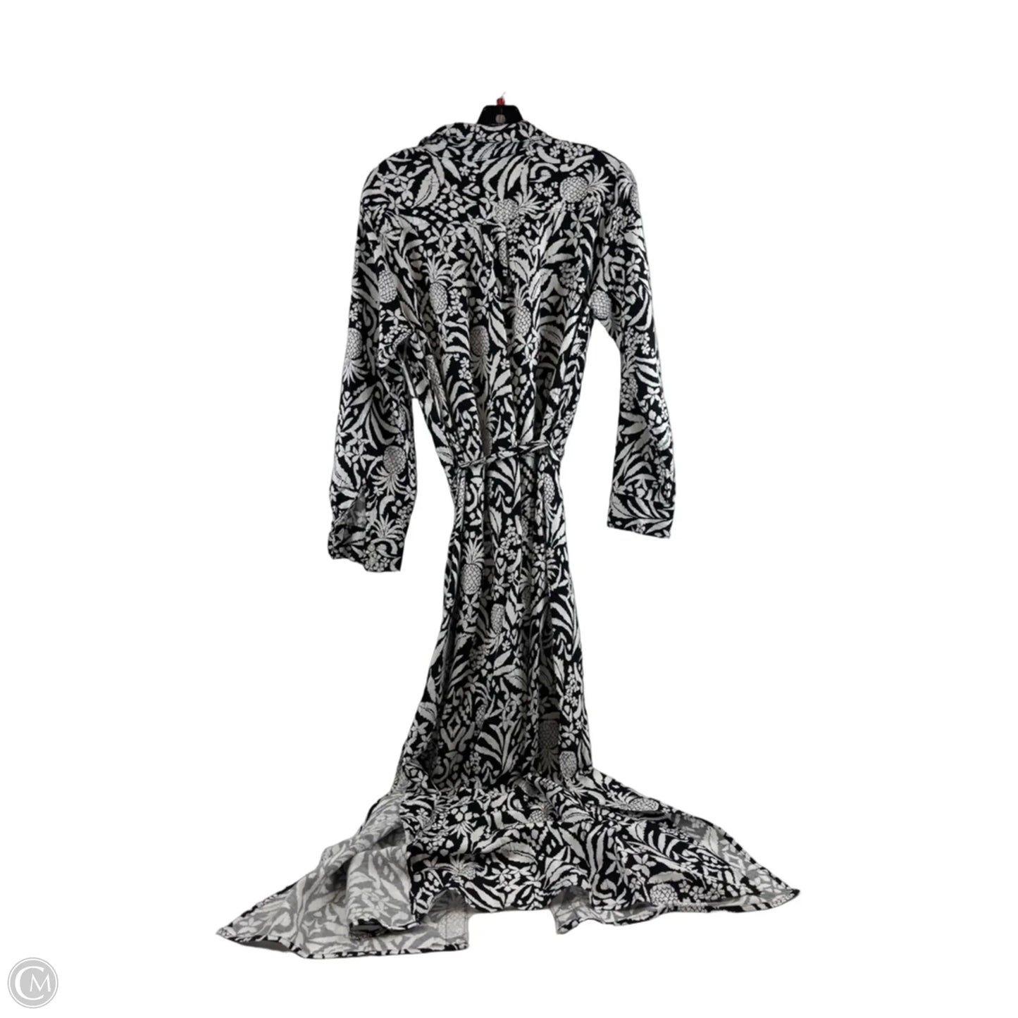 Dress Casual Maxi By Loft In Black & White, Size: S