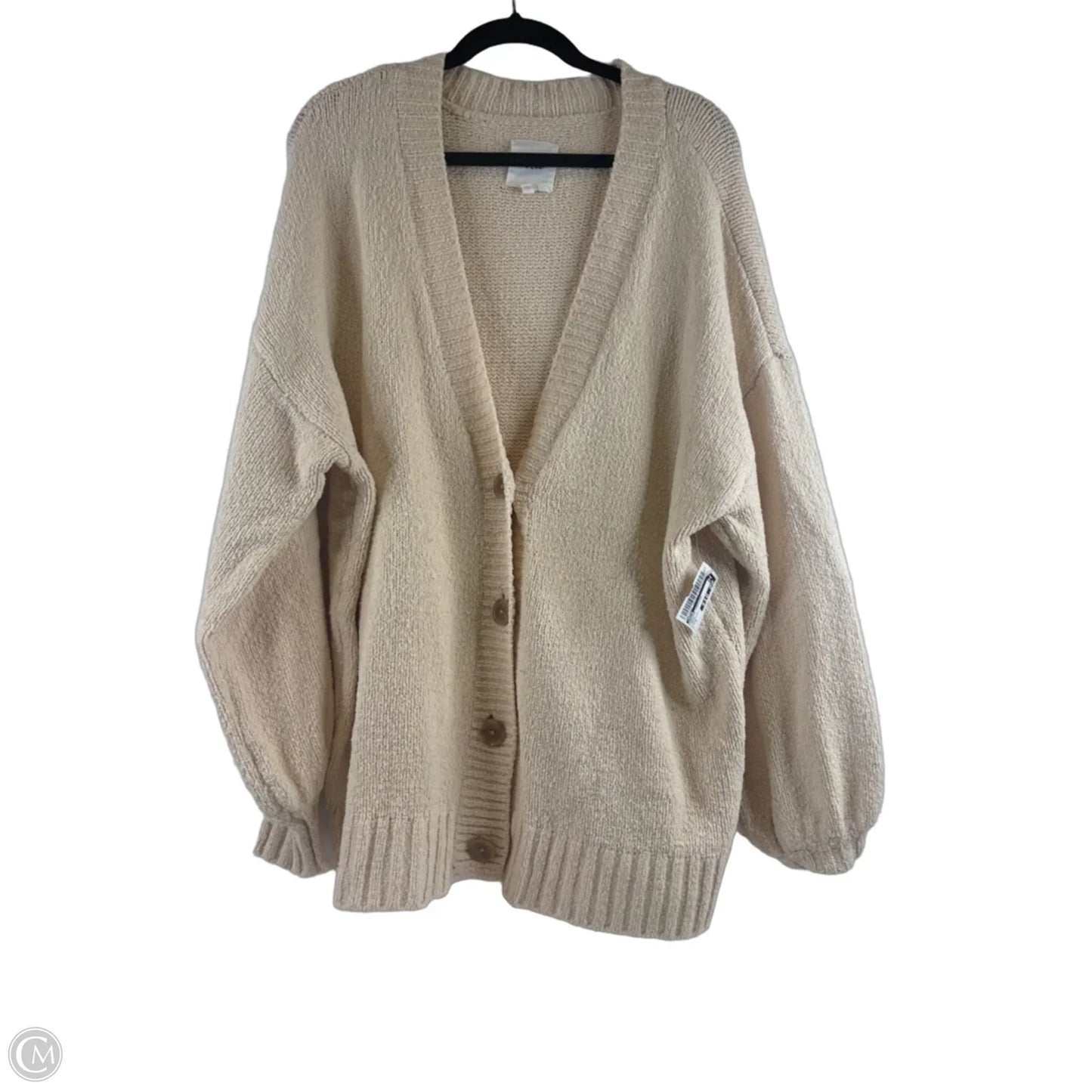 Sweater Cardigan By Aerie In Cream, Size: M