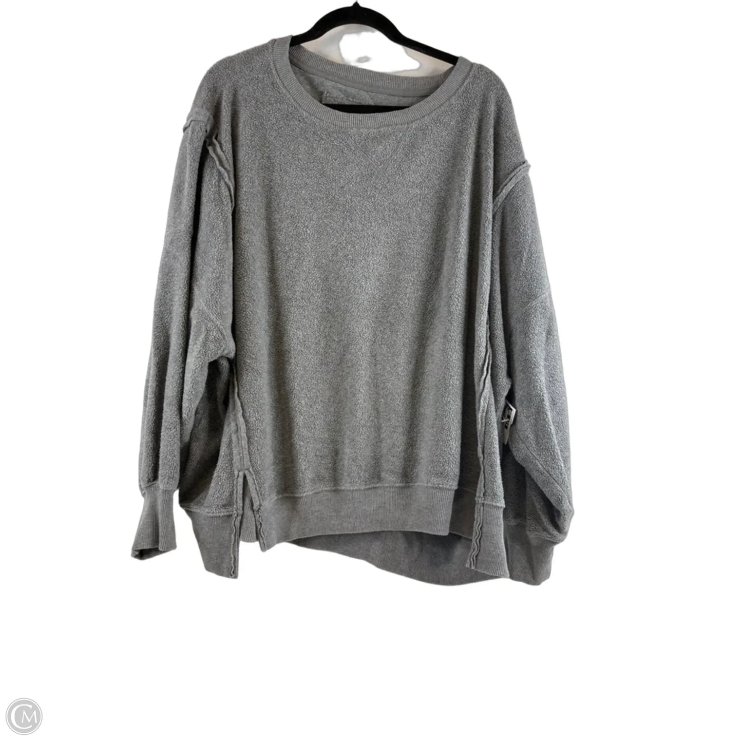 Sweatshirt Crewneck By American Eagle In Grey, Size: M