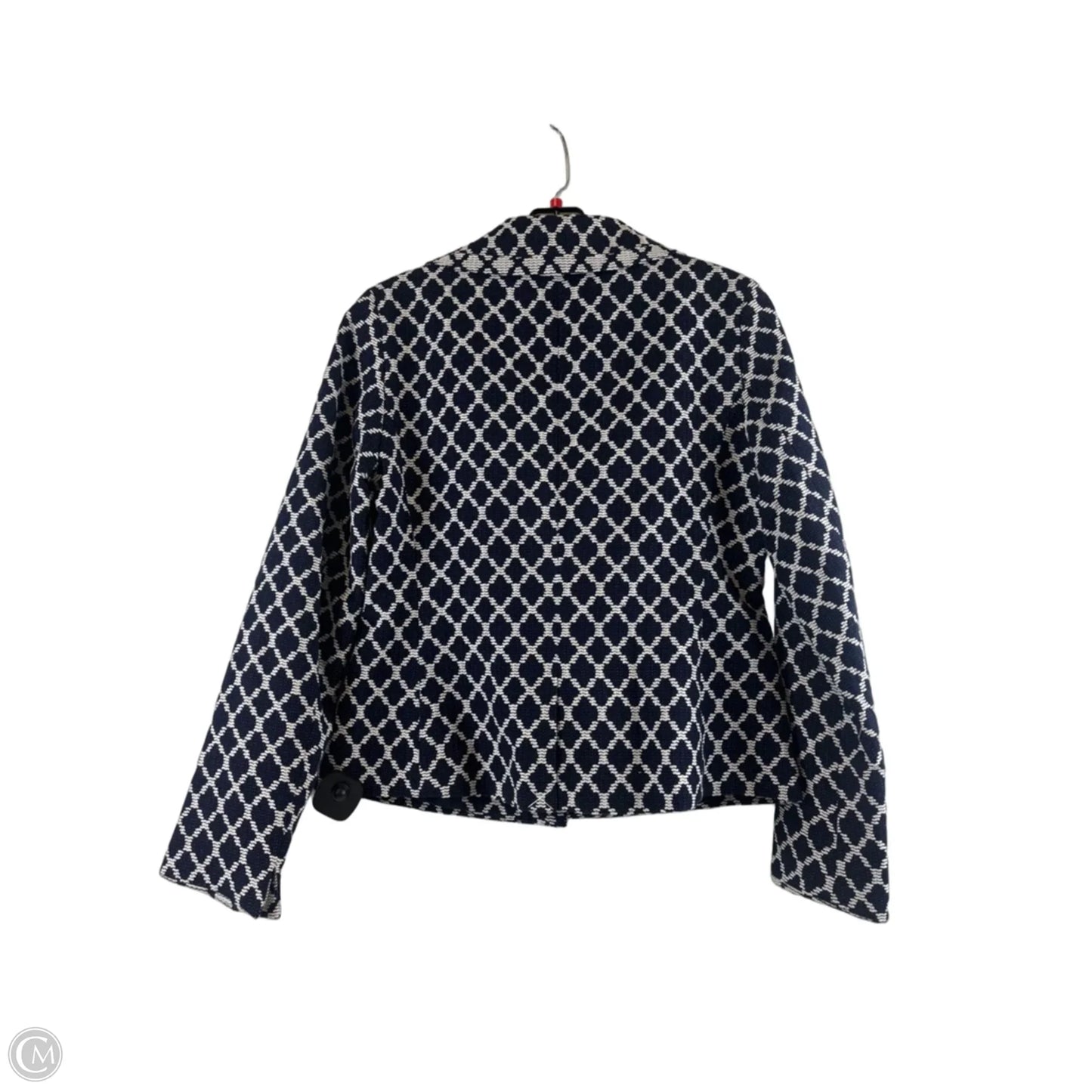 Blazer By Talbots In Blue & White, Size: S