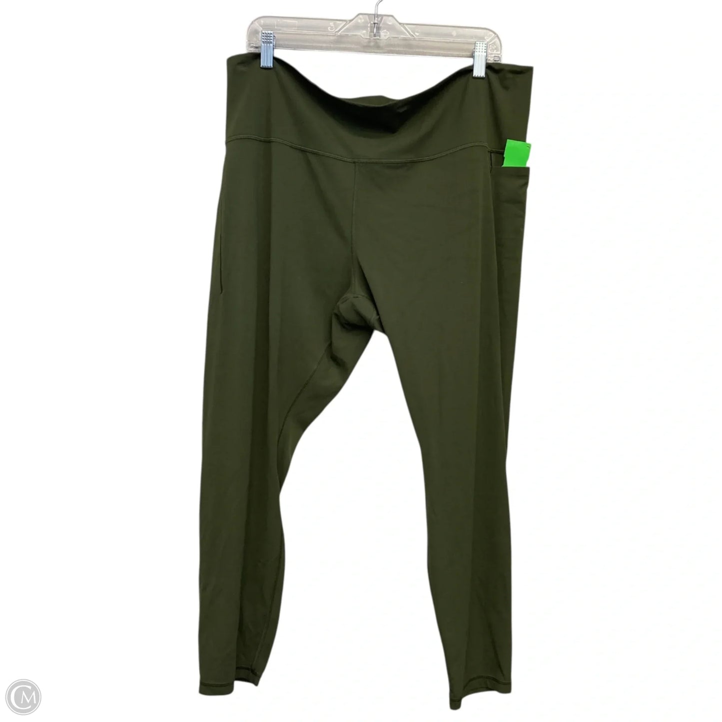 Athletic Leggings By Athleta In Green, Size: 3x