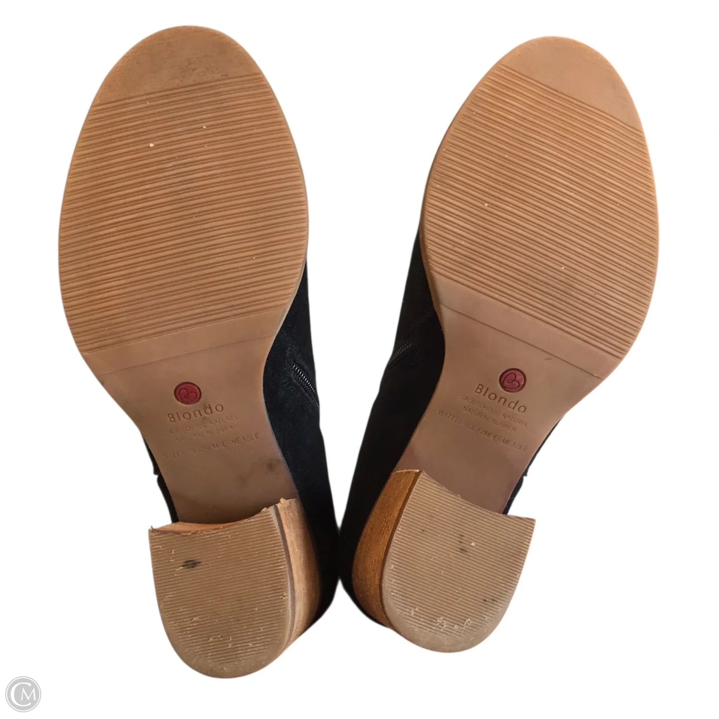 Boots Ankle Heels By Blondo In Black, Size: 7