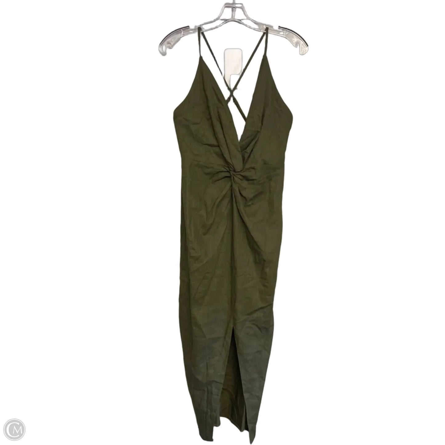 Dress Casual Midi By Asos In Green, Size: S