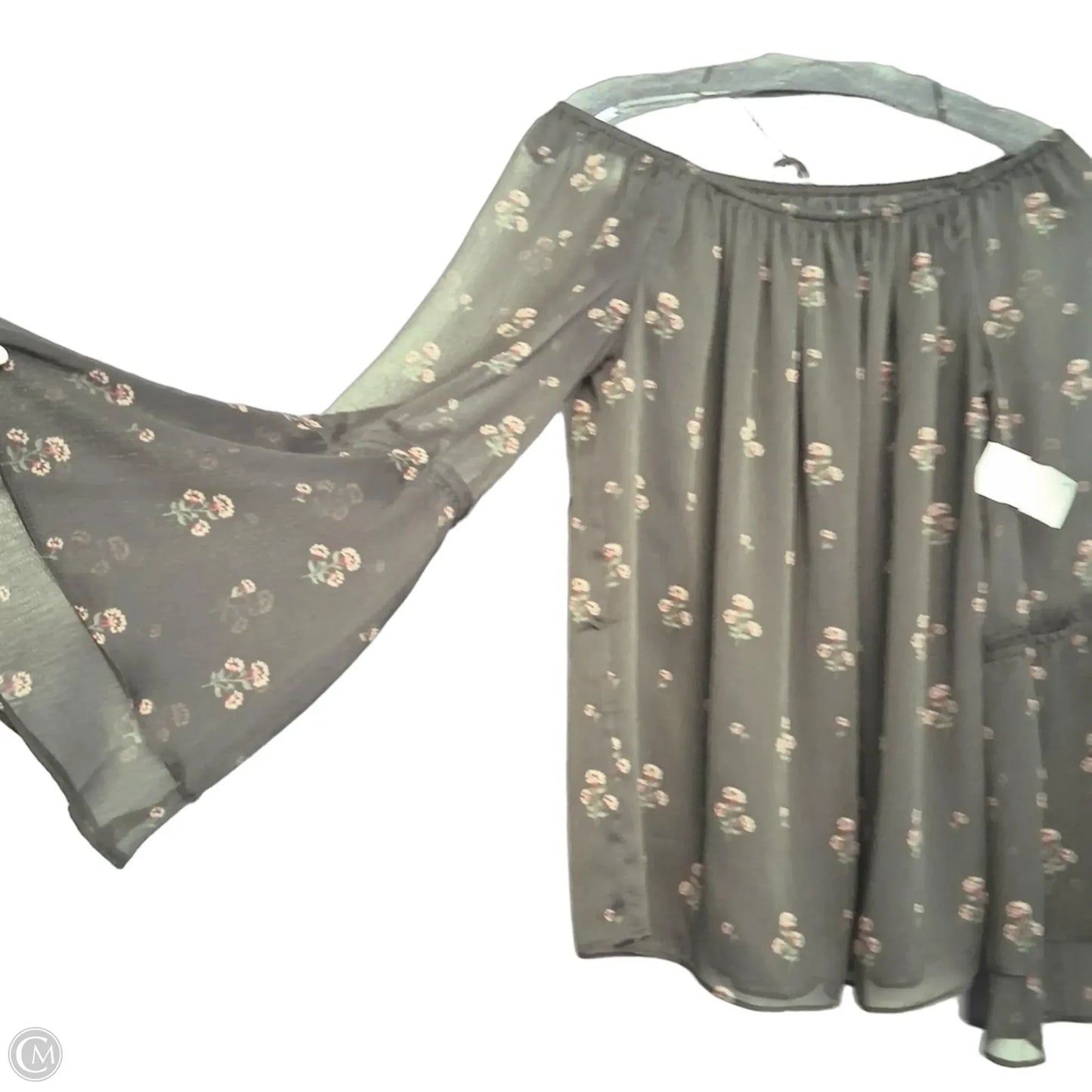 Top Long Sleeve By White House Black Market In Green, Size: Xs