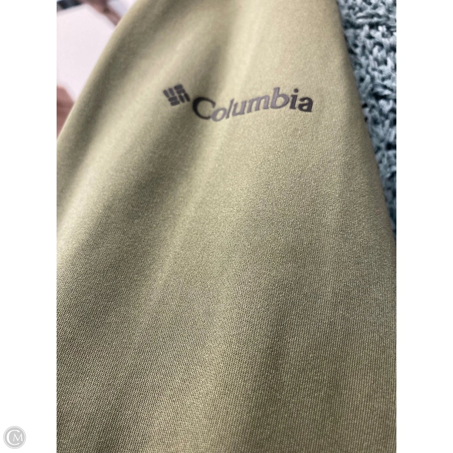 Athletic Top Long Sleeve Crewneck By Columbia In Green, Size: S
