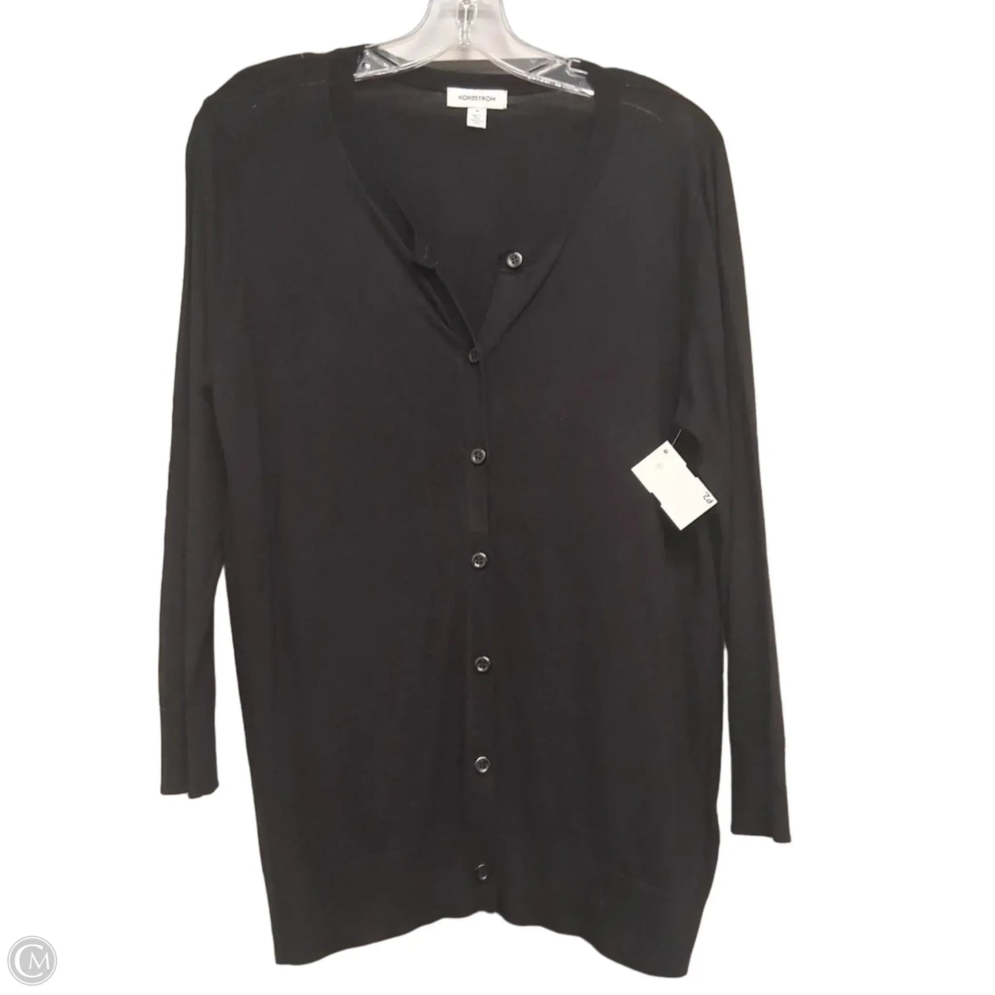Sweater Cardigan By Nordstrom In Black, Size: M
