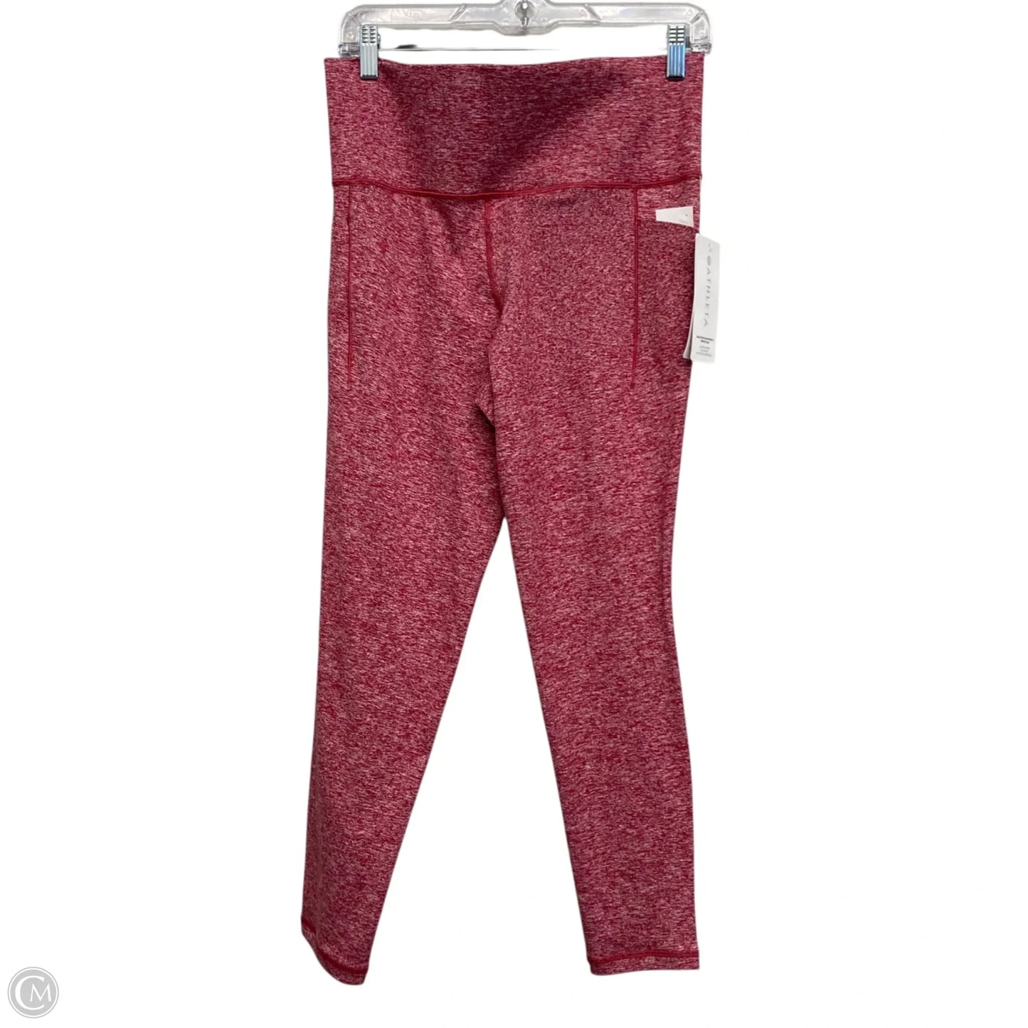Athletic Leggings By Athleta In Red, Size: L