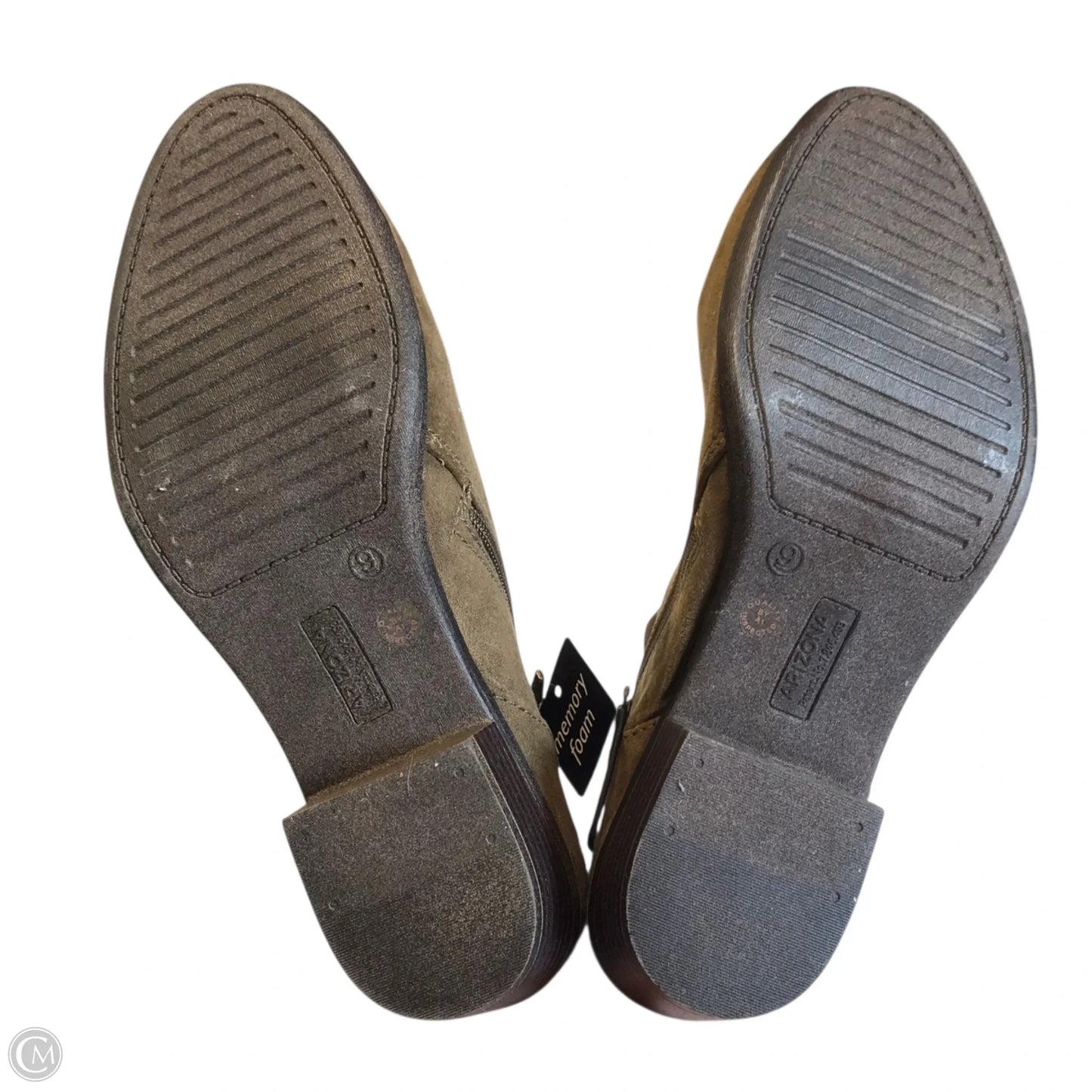 Boots Ankle Heels By Arizona In Green, Size: 9