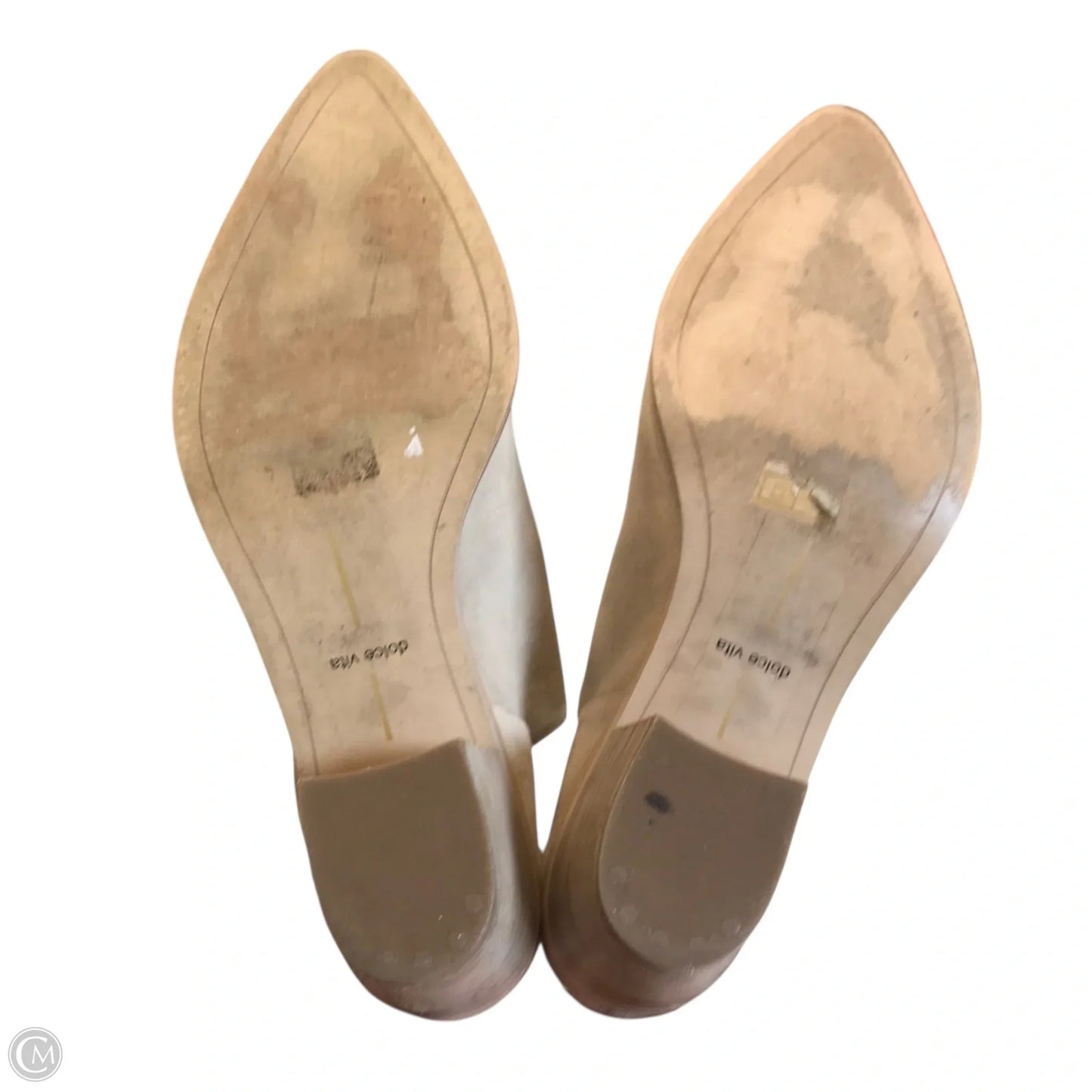 Boots Ankle Heels By Dolce Vita In Taupe, Size: 10