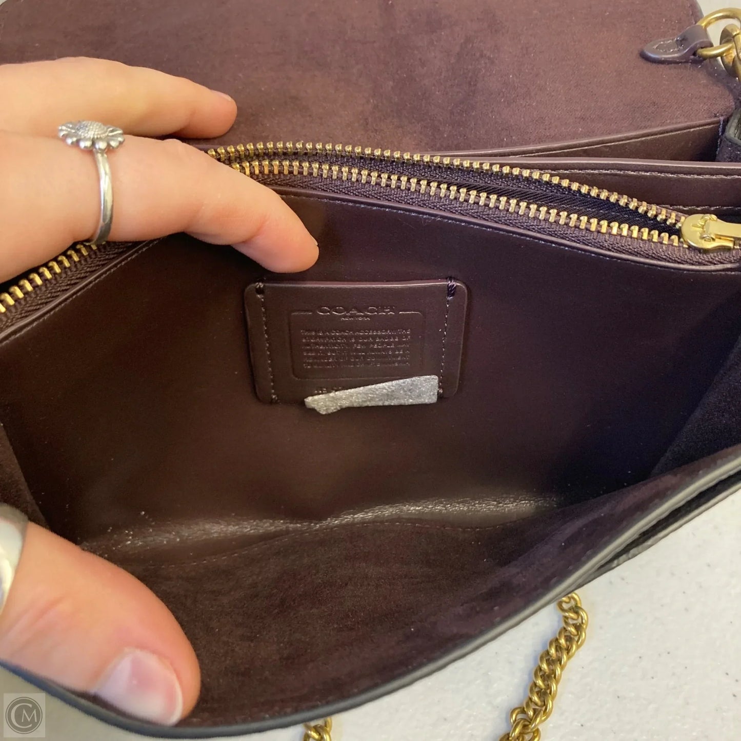 Crossbody Designer By Coach, Size: Small