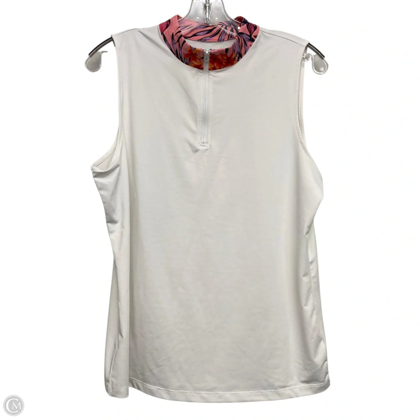 Top Sleeveless By Tommy Bahama In White, Size: L