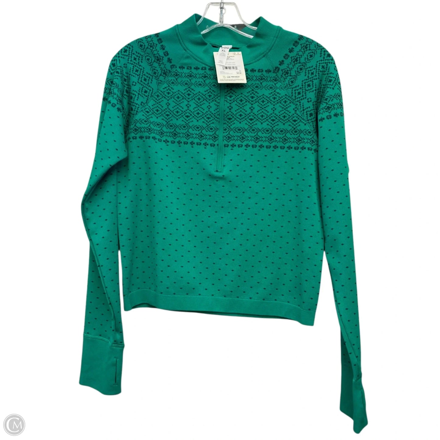 Athletic Jacket By Dsg Outerwear In Green, Size: Xl