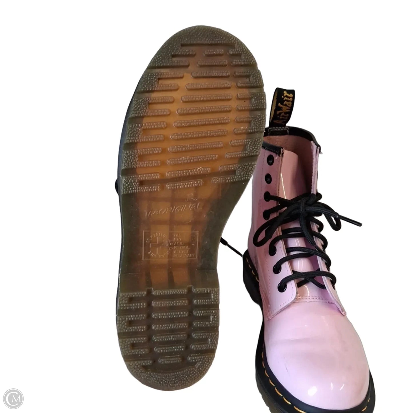 Boots Ankle Flats By Dr Martens In Pink, Size: 7