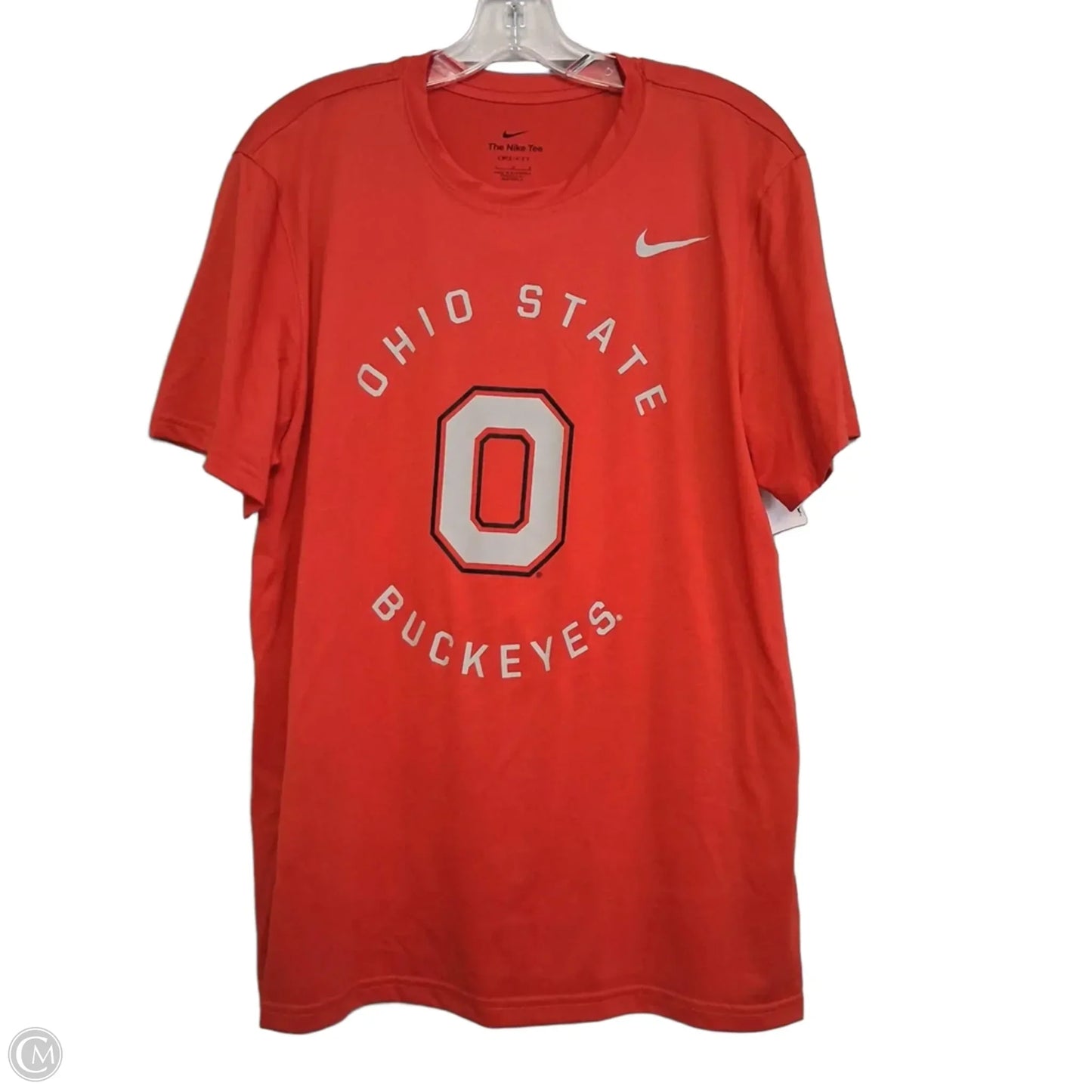 Athletic Top Short Sleeve By Nike Apparel In Red, Size: L