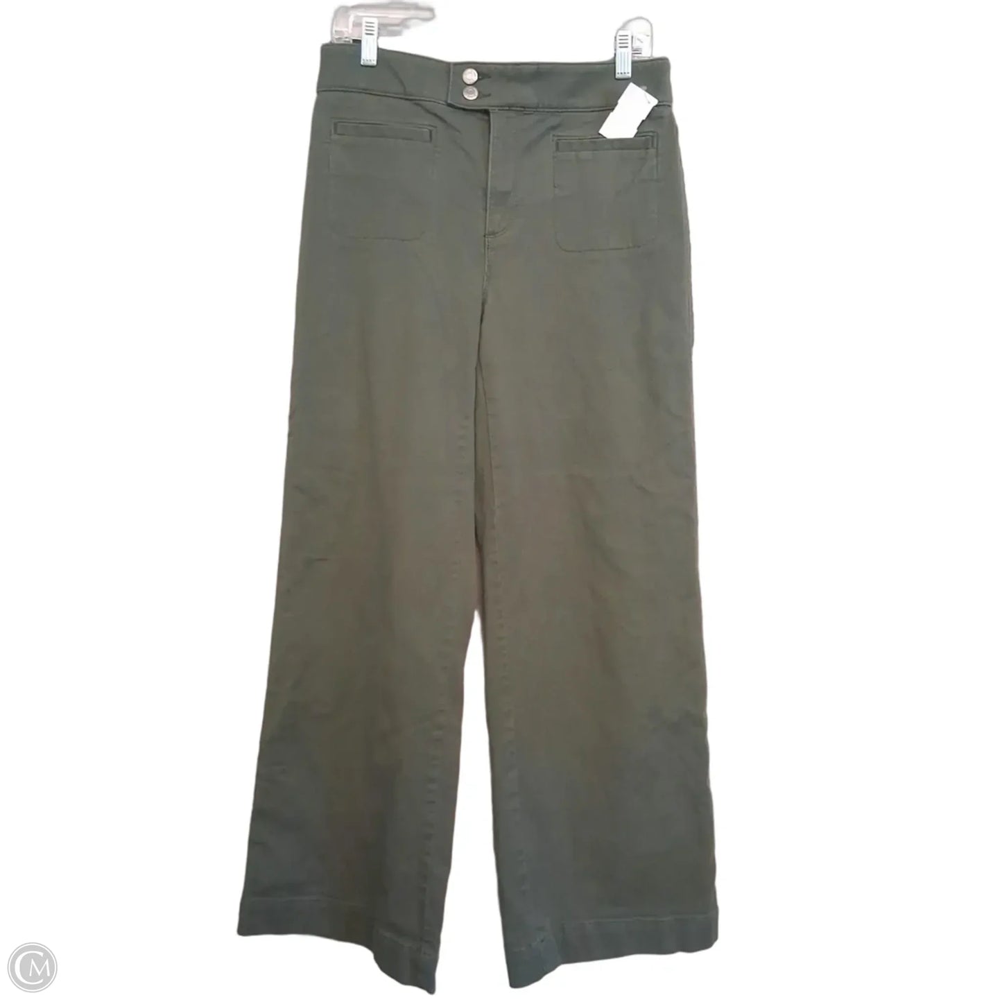 Pants Wide Leg By Loft In Green, Size: 6