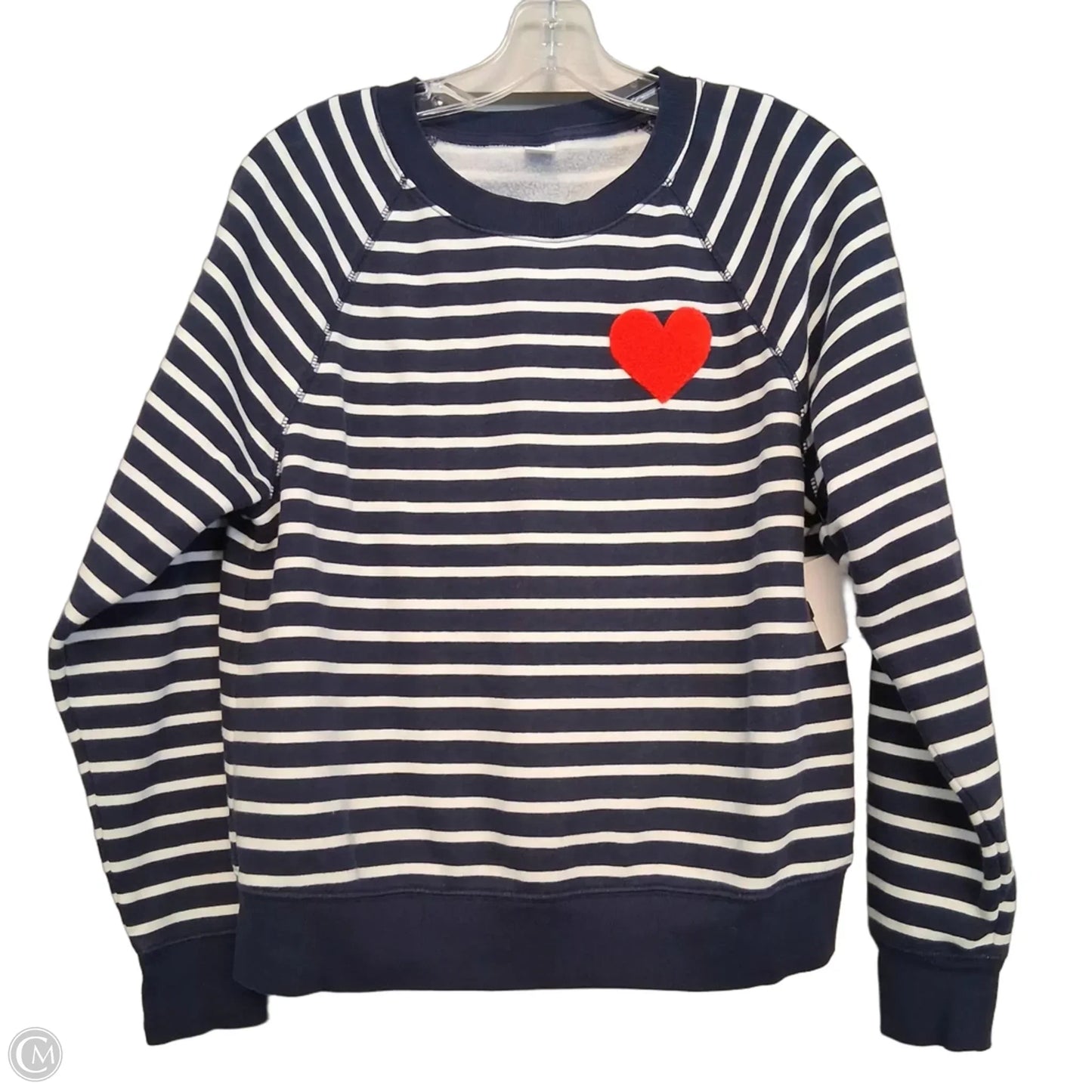 Top Long Sleeve By Old Navy In Striped Pattern, Size: M
