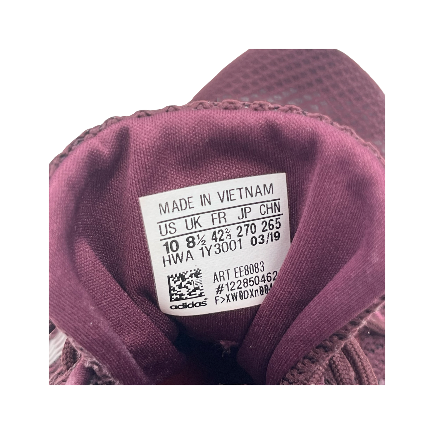 Shoes Athletic By Adidas In Maroon, Size:10