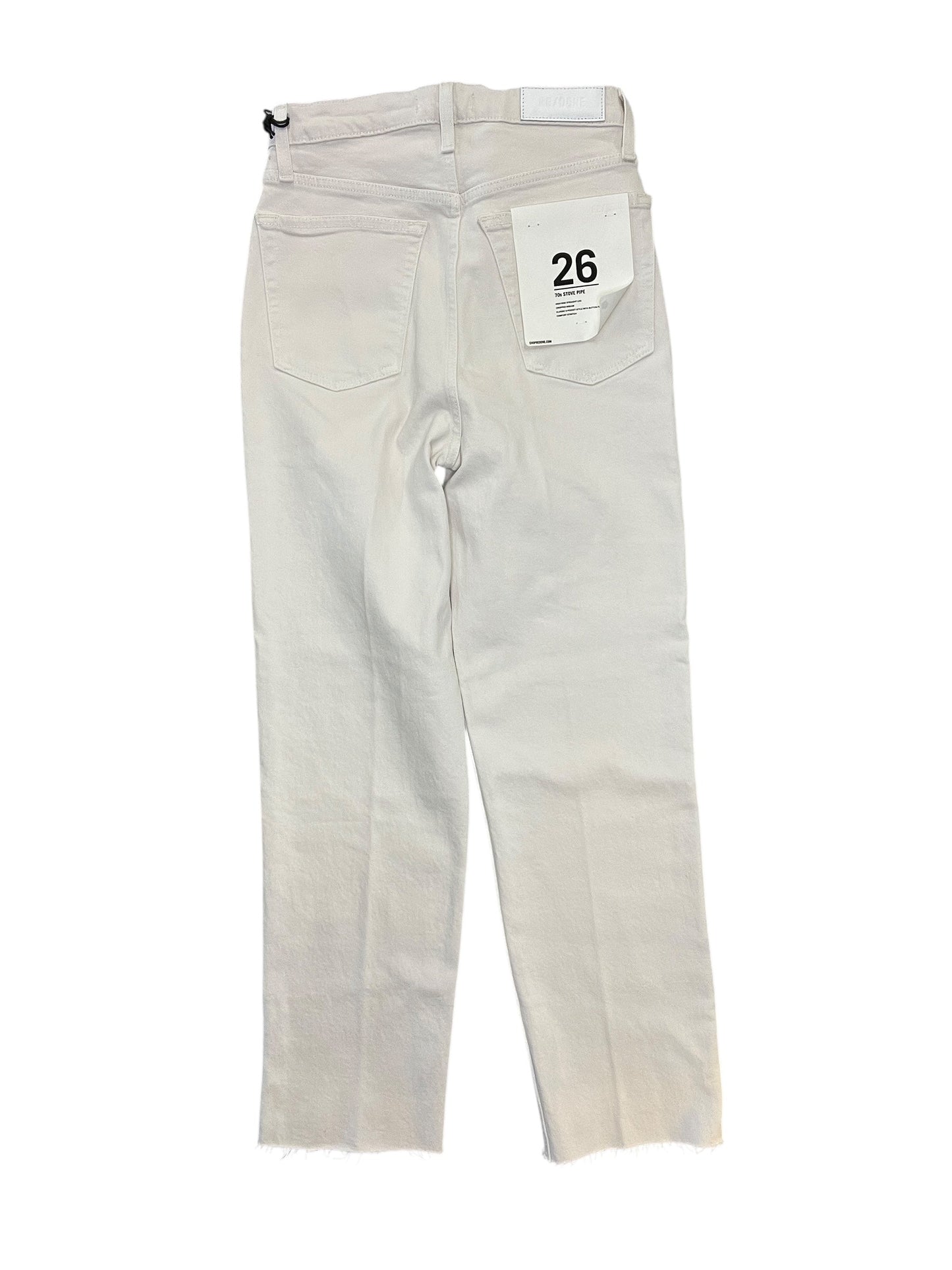 Jeans Boot Cut By Cma In White Denim, Size:2