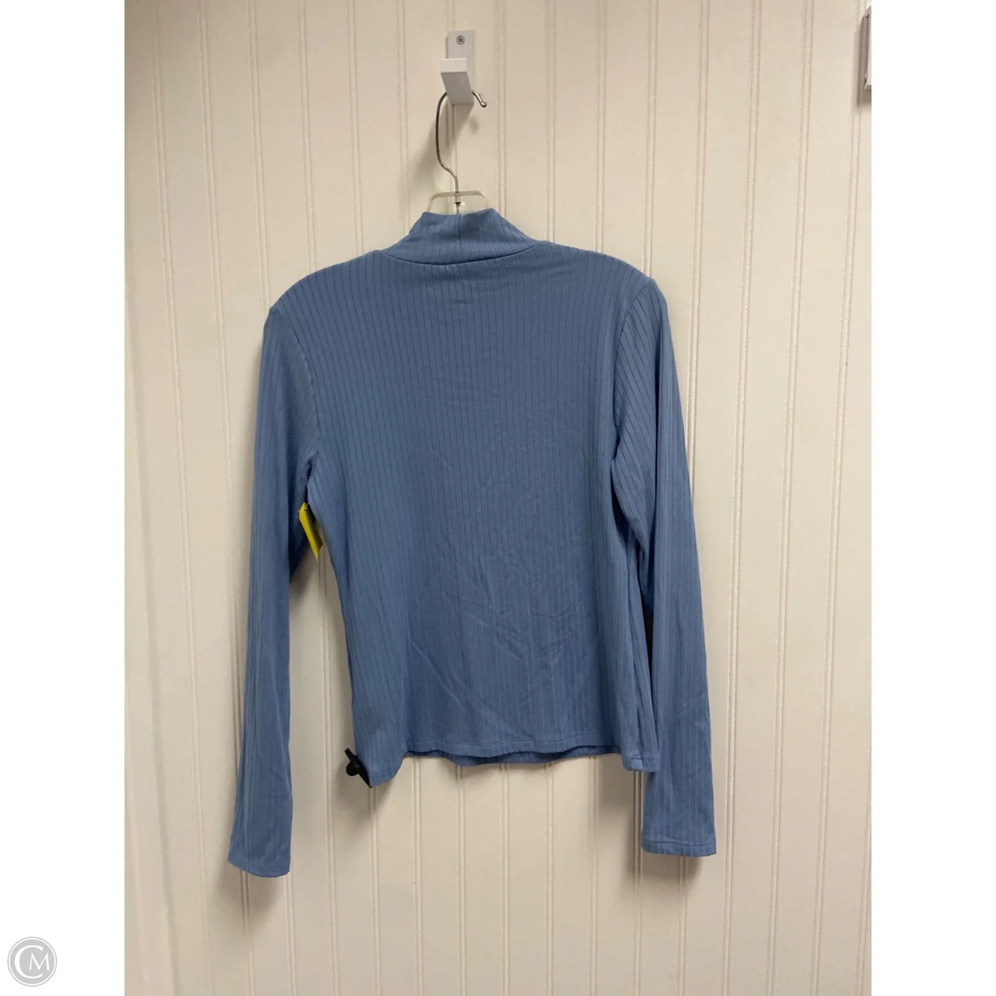 Top Long Sleeve By Inc In Blue, Size: S