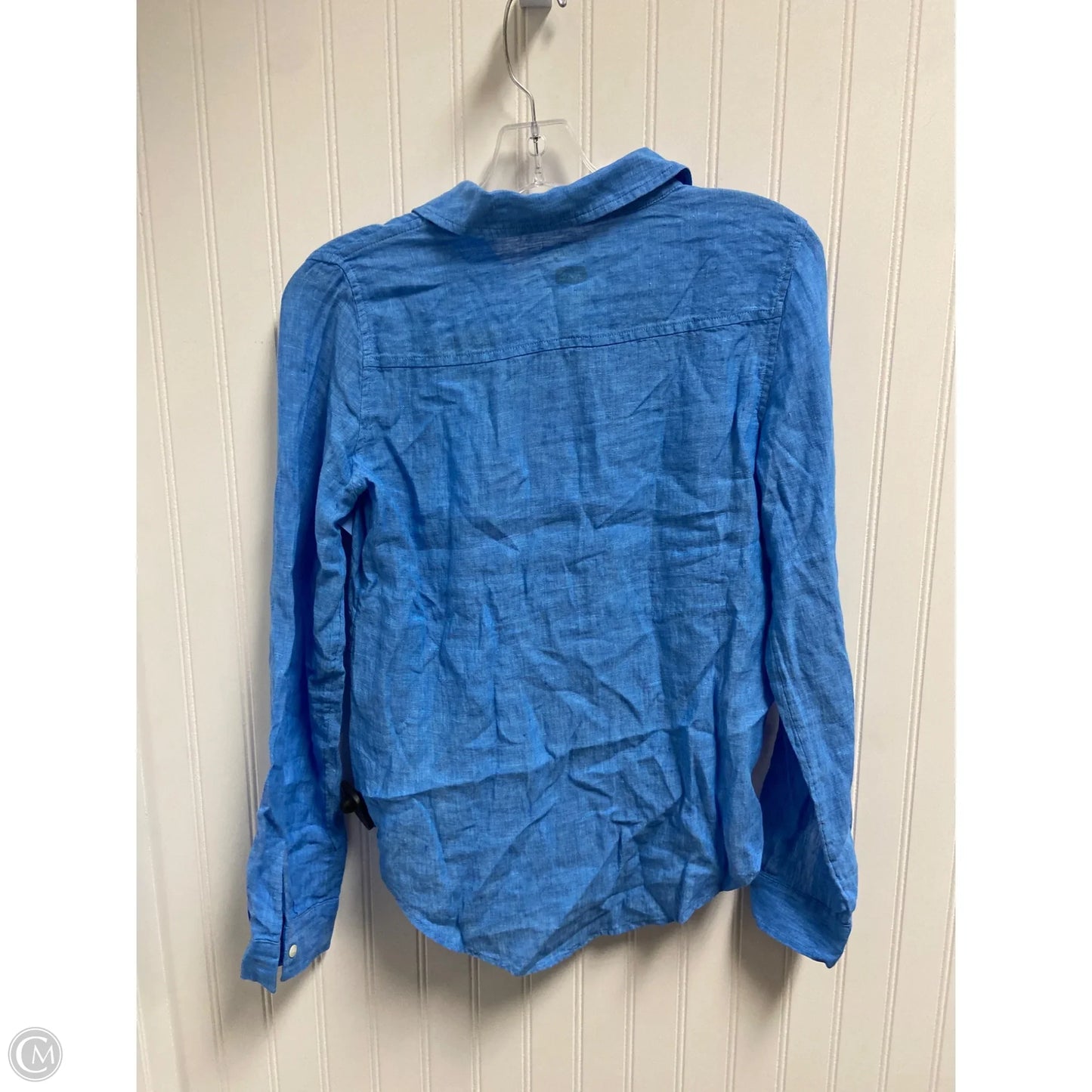 Top Long Sleeve Designer By Lilly Pulitzer In Blue, Size: Xxs