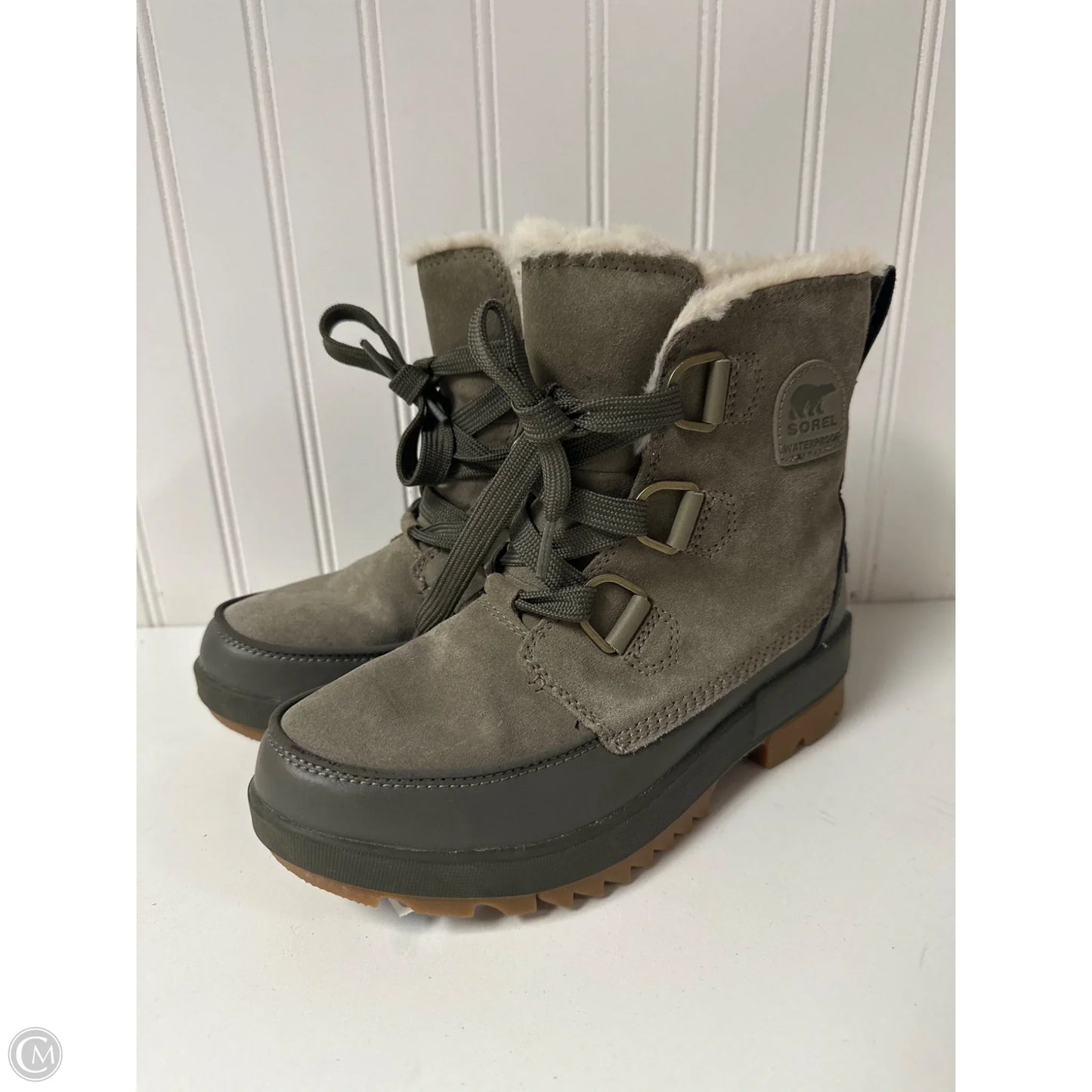 Boots Snow By Sorel In Green, Size: 7.5