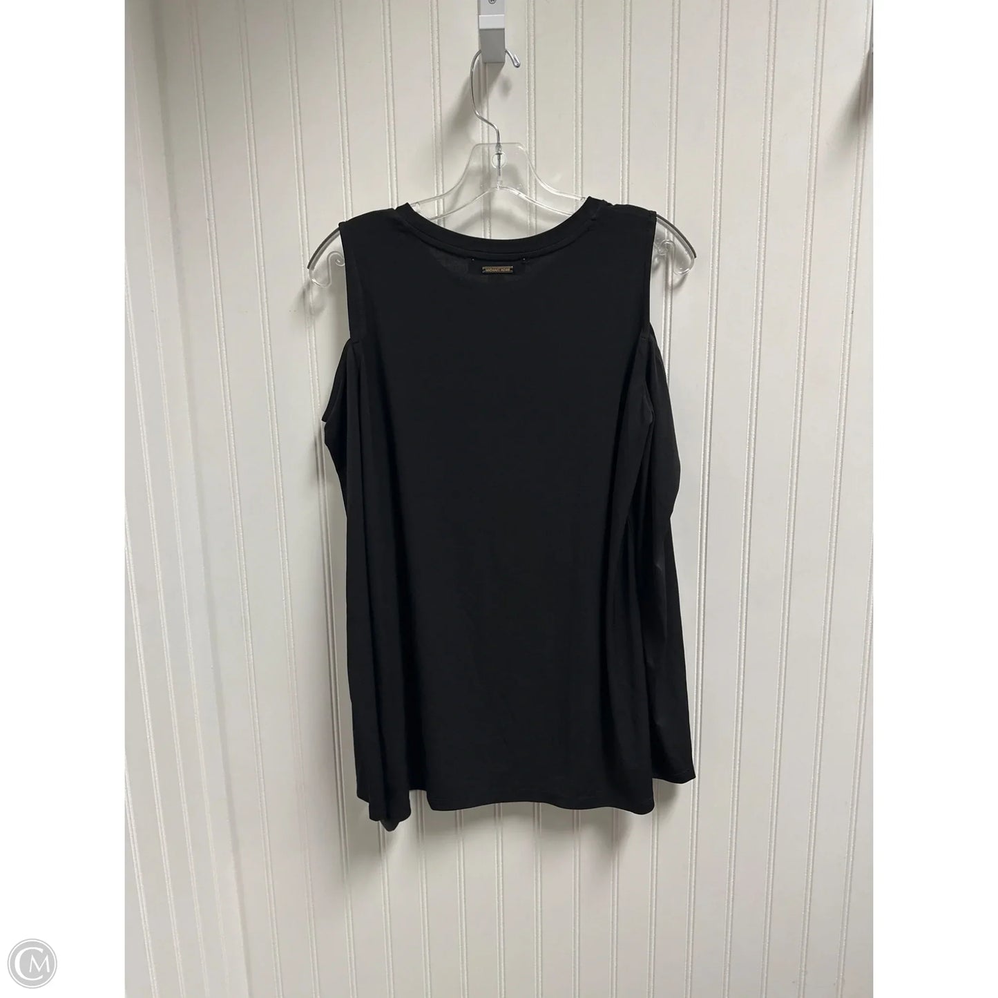 Top Long Sleeve Basic By Michael By Michael Kors In Black, Size: L