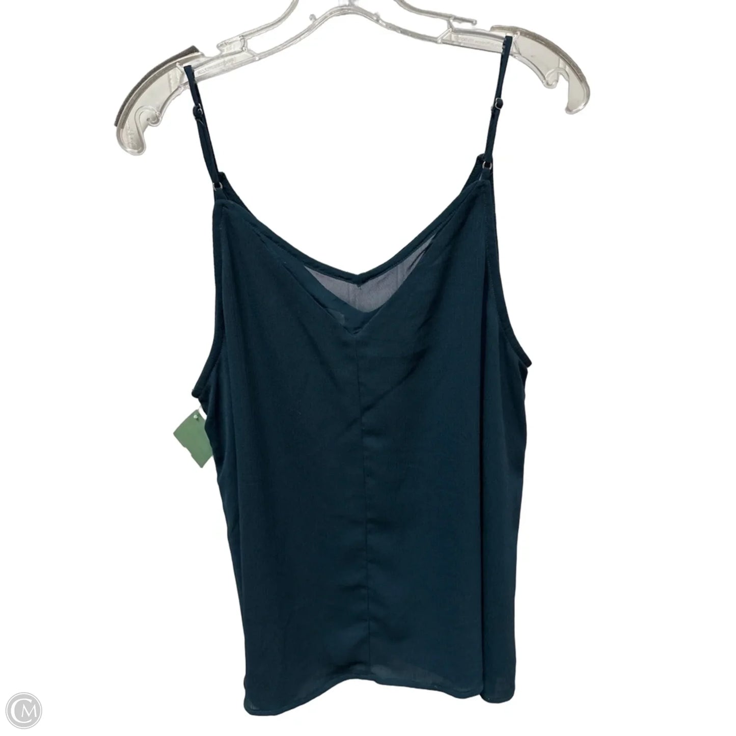 Top Sleeveless Basic By Clothes Mentor In Teal, Size: Xl