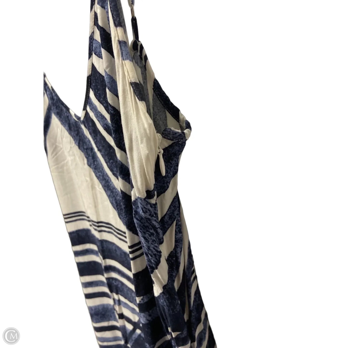 Dress Casual Maxi By Loft In Blue & White, Size: S