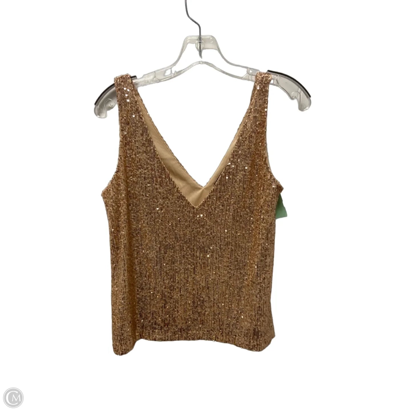 Top Sleeveless By Shinestar In Rose Gold, Size: S