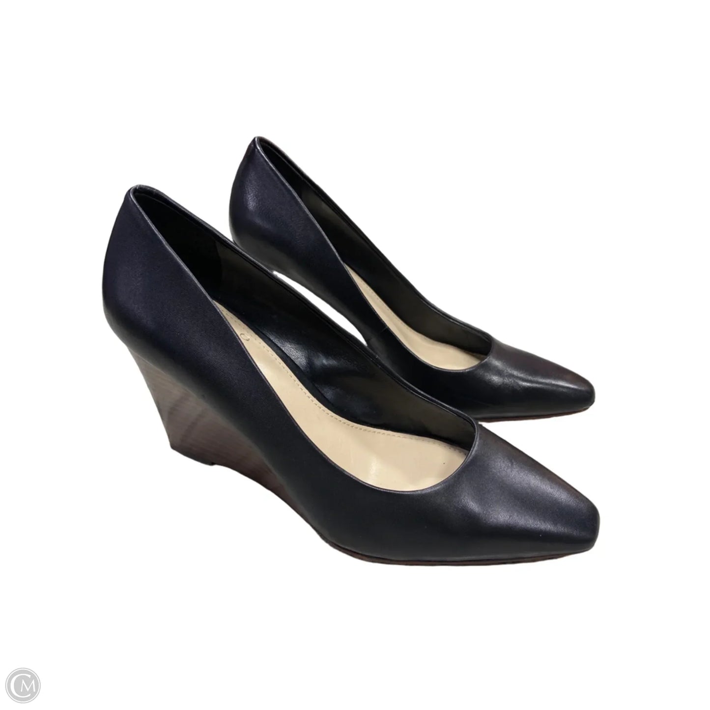 Shoes Heels Wedge By Vince Camuto In Black, Size: 6.5