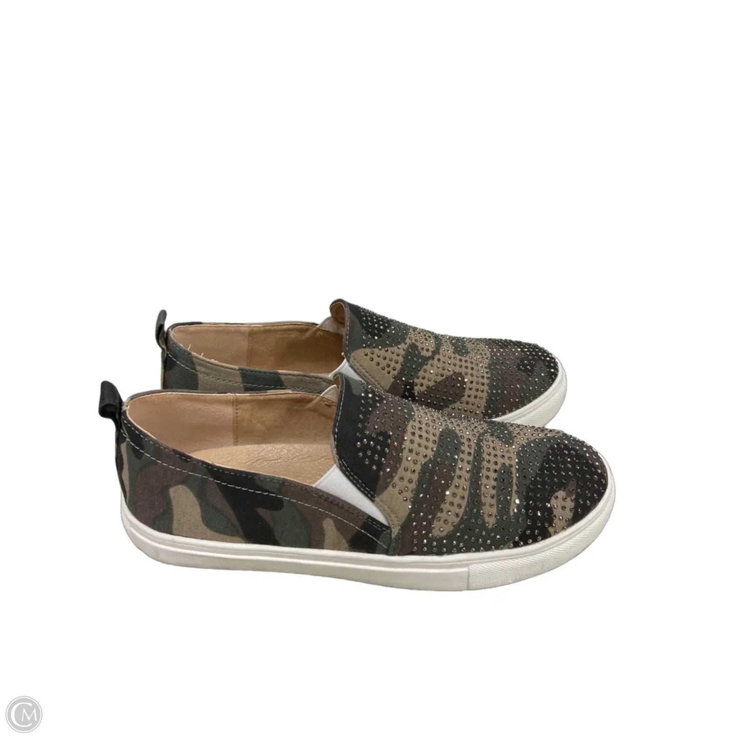 Shoes Flats By Nicole Miller In Camouflage Print, Size: 8