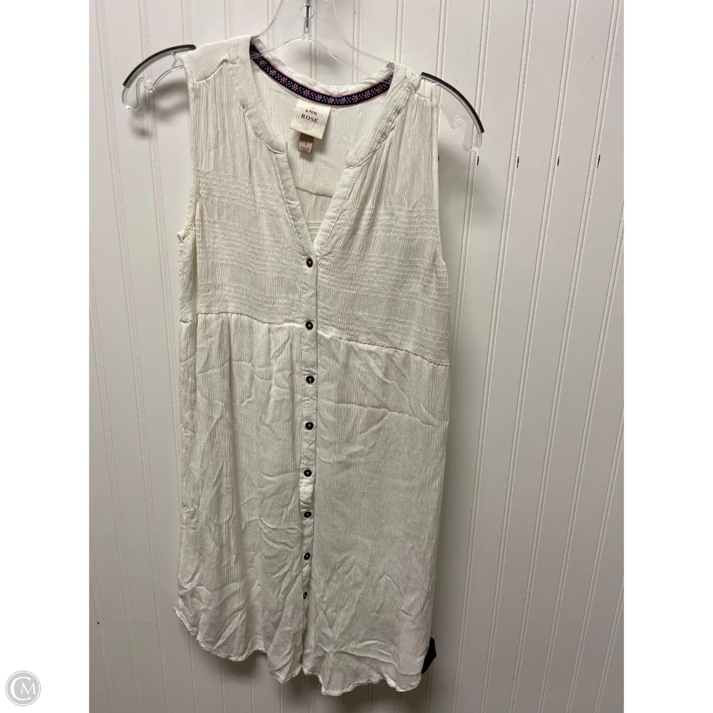 Dress Casual Short By Knox Rose In White, Size: S