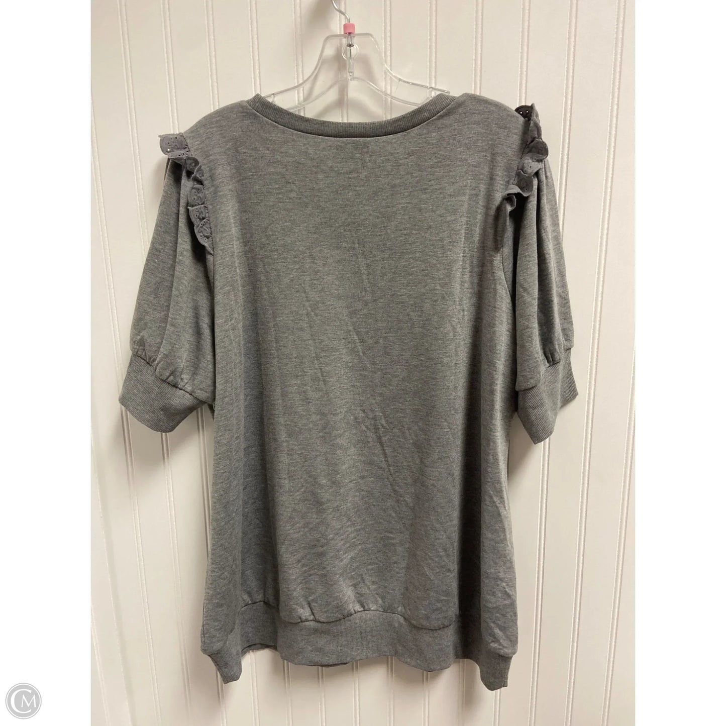 Top Short Sleeve By Torrid In Grey, Size: L