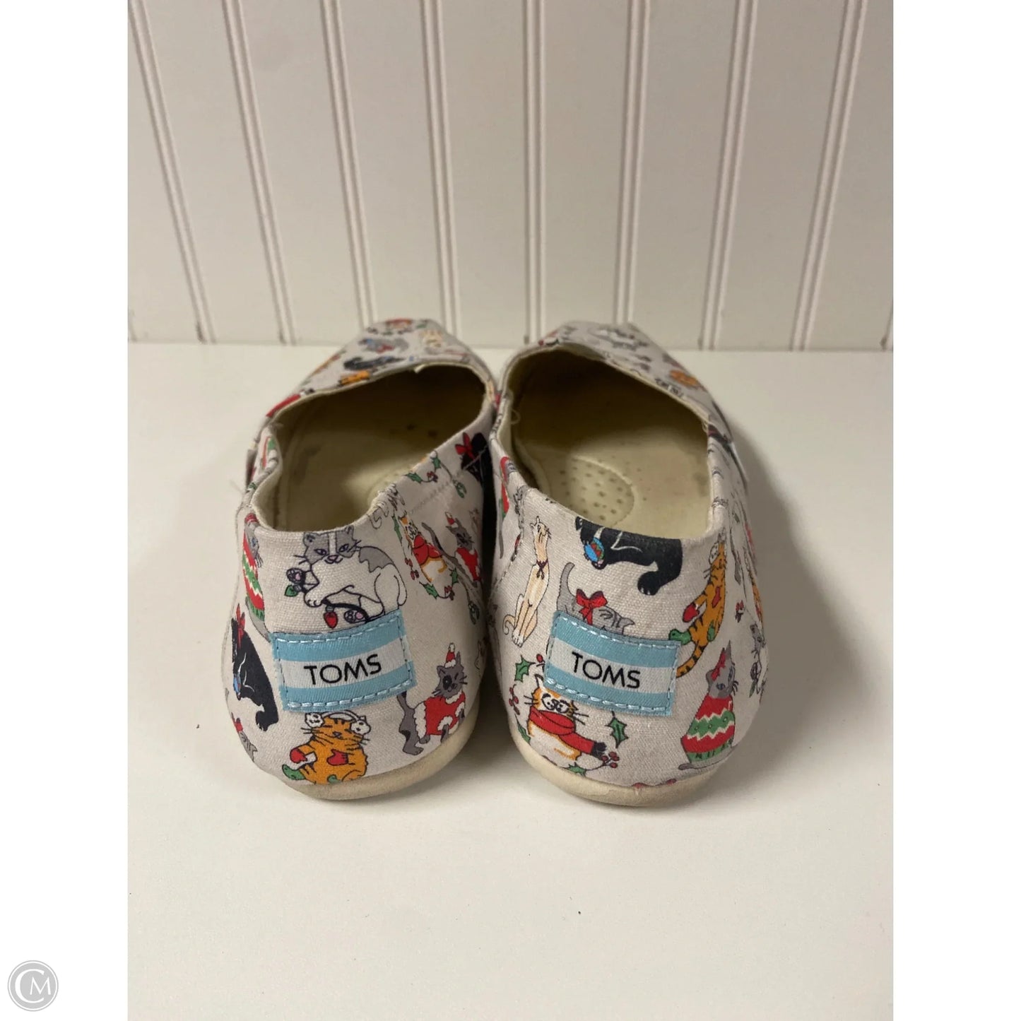 Shoes Flats By Toms In Grey, Size: 9