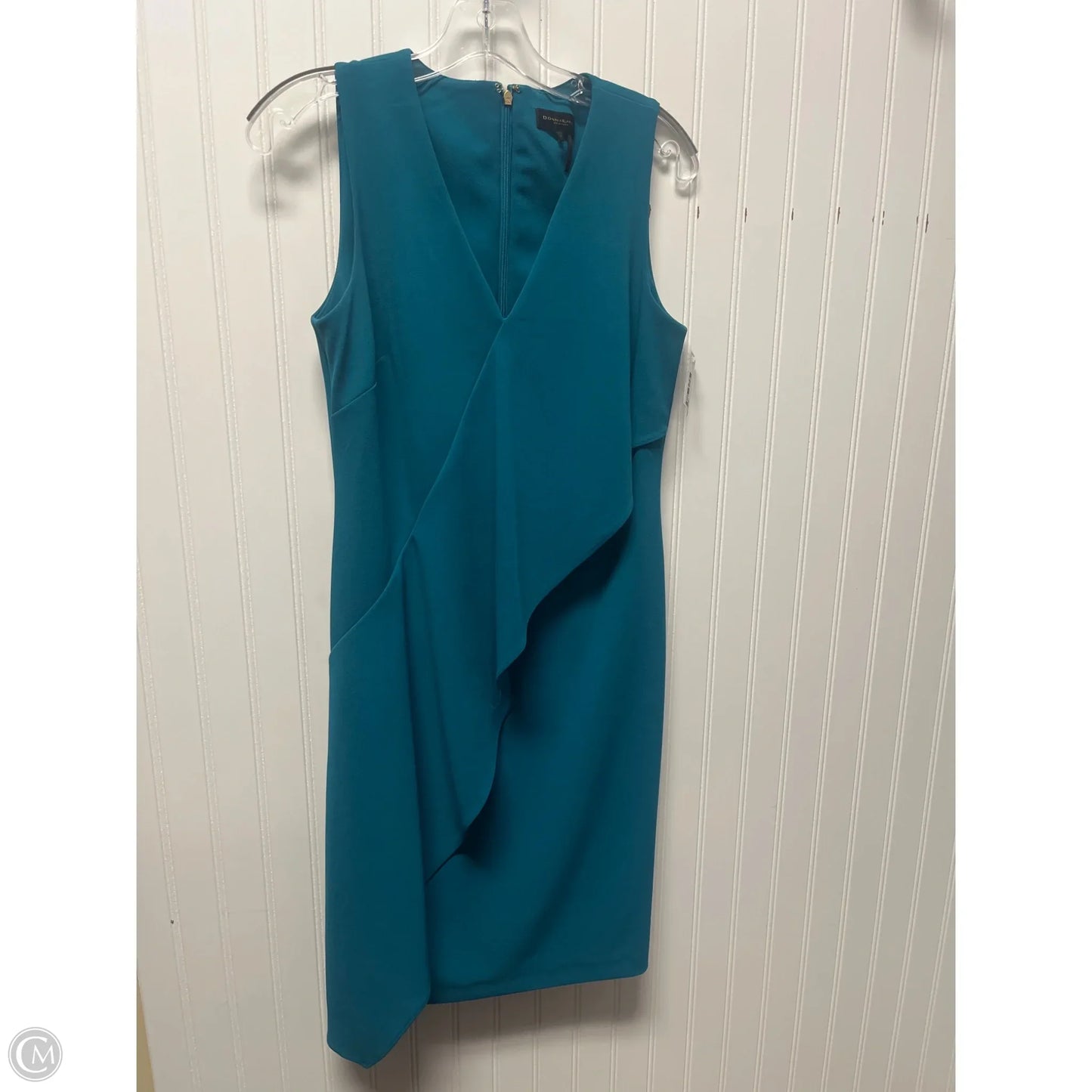 Dress Work By Donna Karan In Teal, Size: S