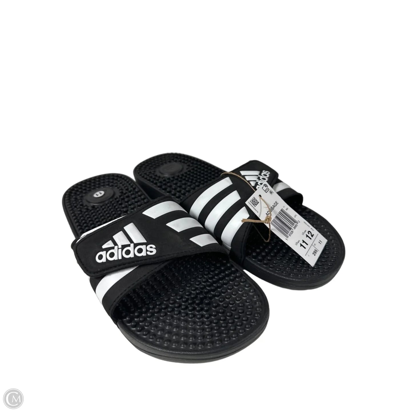 Sandals Flats By Adidas In Black, Size: 11