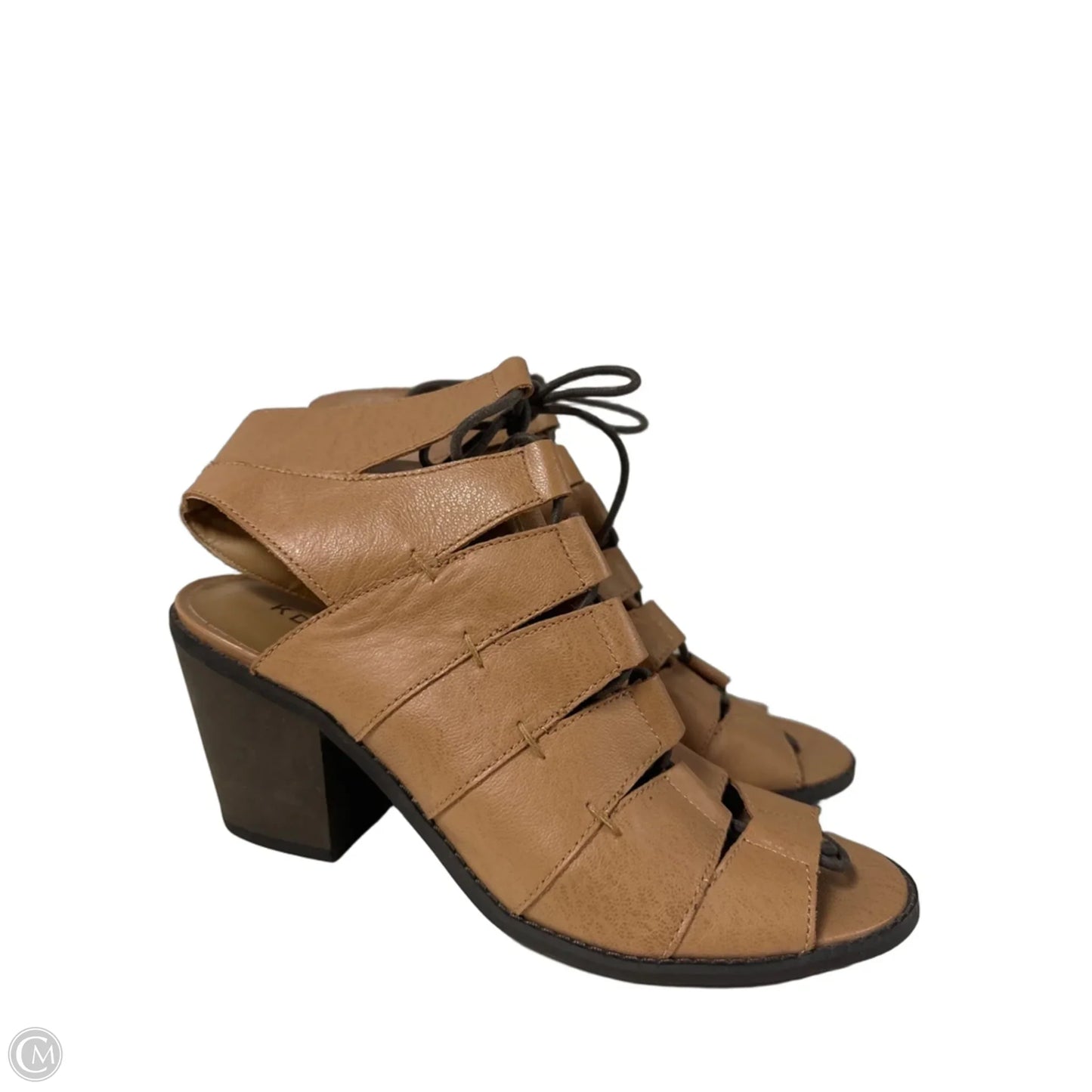 Shoes Heels Block By Kelsi Dagger In Tan, Size: 9